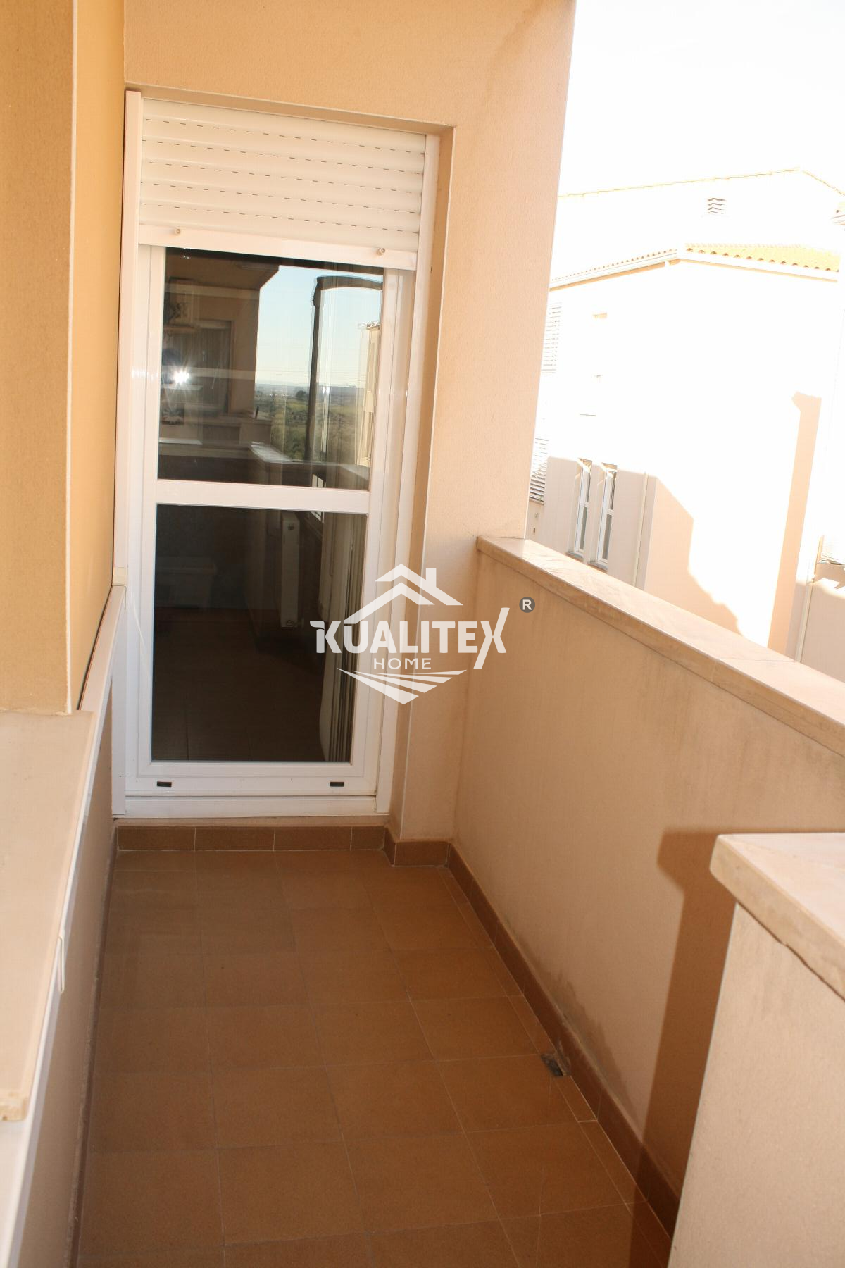 Terrassa de Apartament de lloguer en Cáceres Capital amb Aire condicionat, Calefacció i Moblat