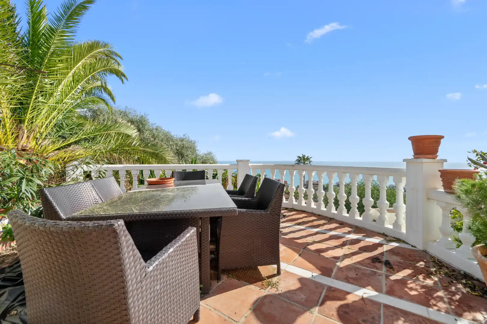 Terraza de Casa o chalet en venta en Benalmádena con Aire acondicionado, Jardín privado y Terraza