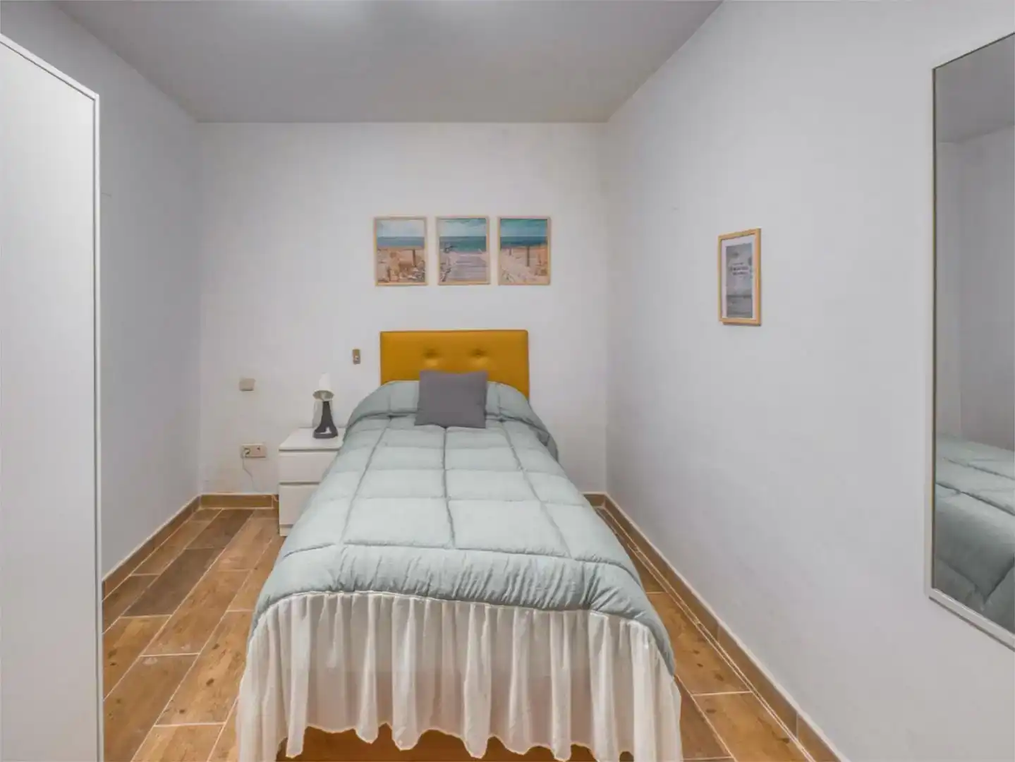 Bedroom of Study for rent in Estremera  with Air Conditioner, Furnished and Balcony