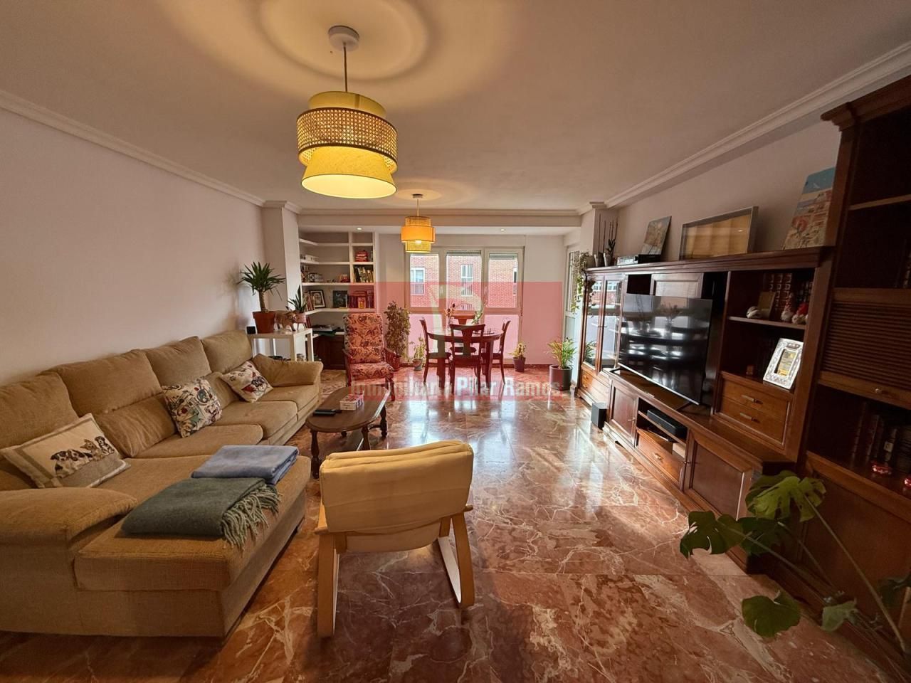 Living room of Flat for sale in San Andrés del Rabanedo  with Heating, Parquet flooring and Terrace