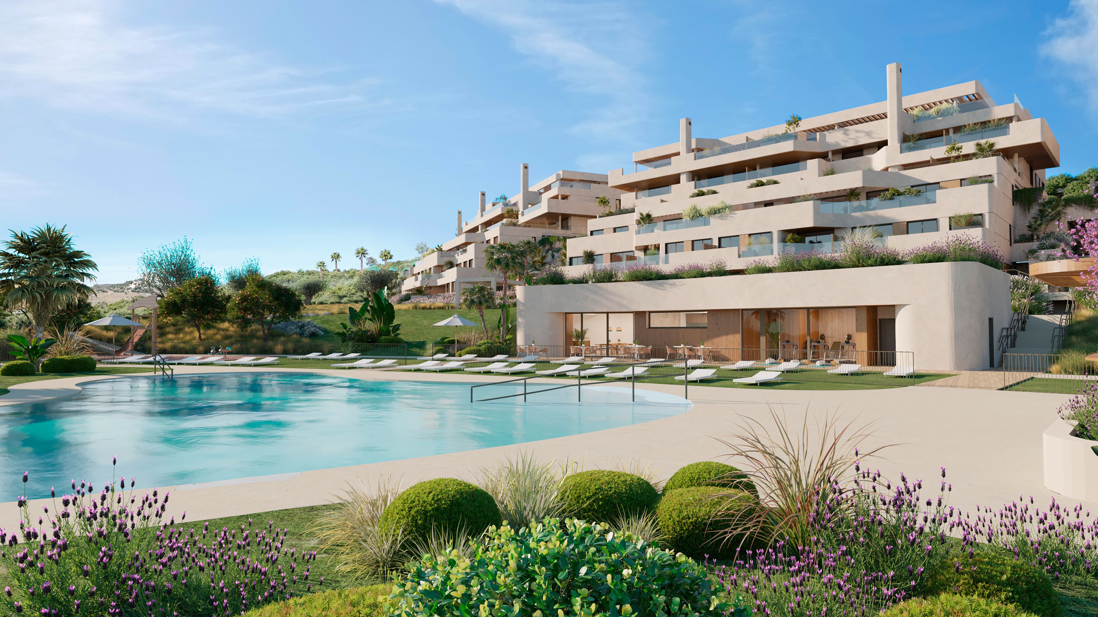 Garden of Flat for sale in La Alcaidesa  with Air Conditioner, Heating and Private garden