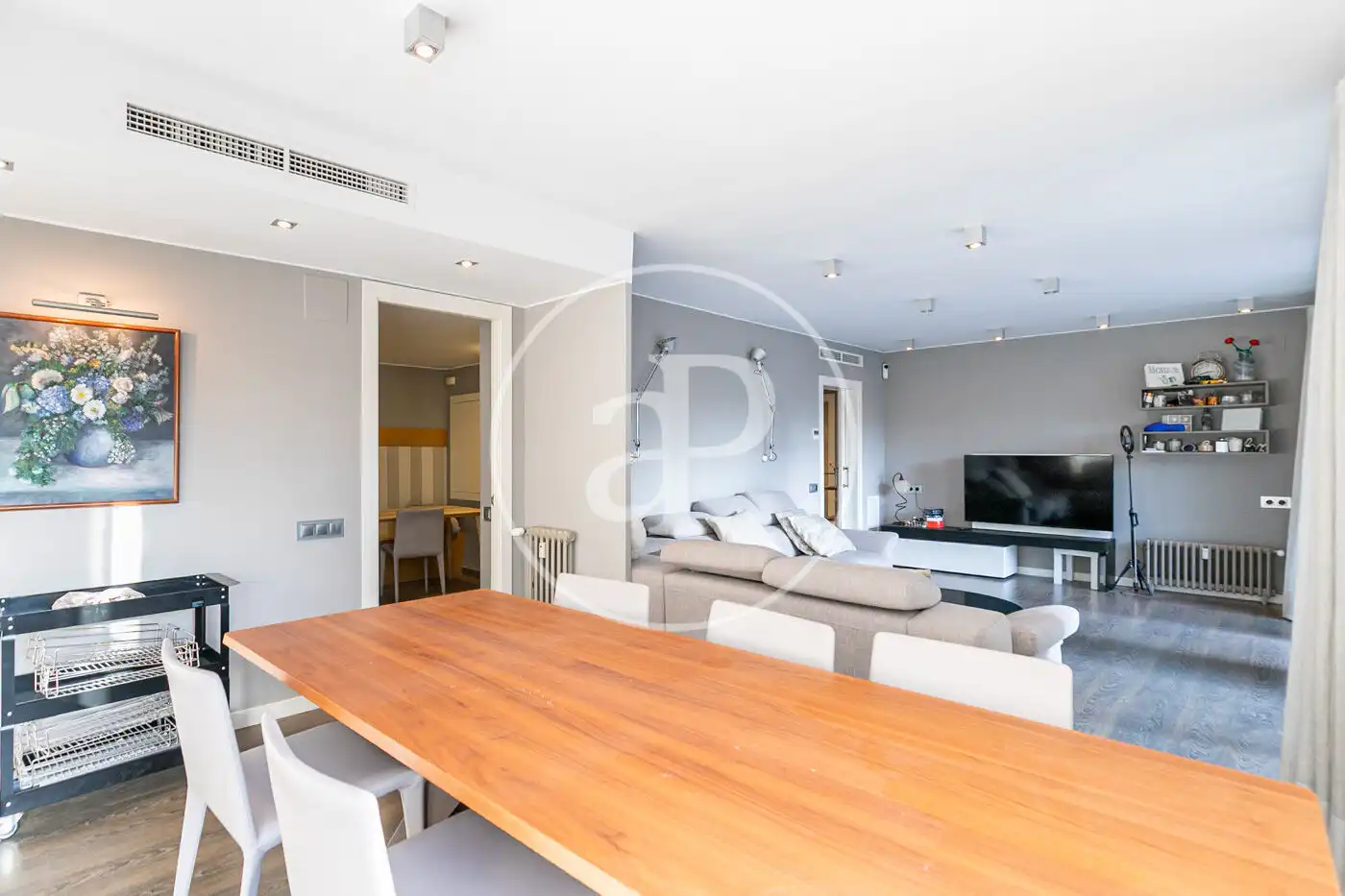 Living room of Flat for sale in Barcelona  with Air Conditioner, Heating and Terrace