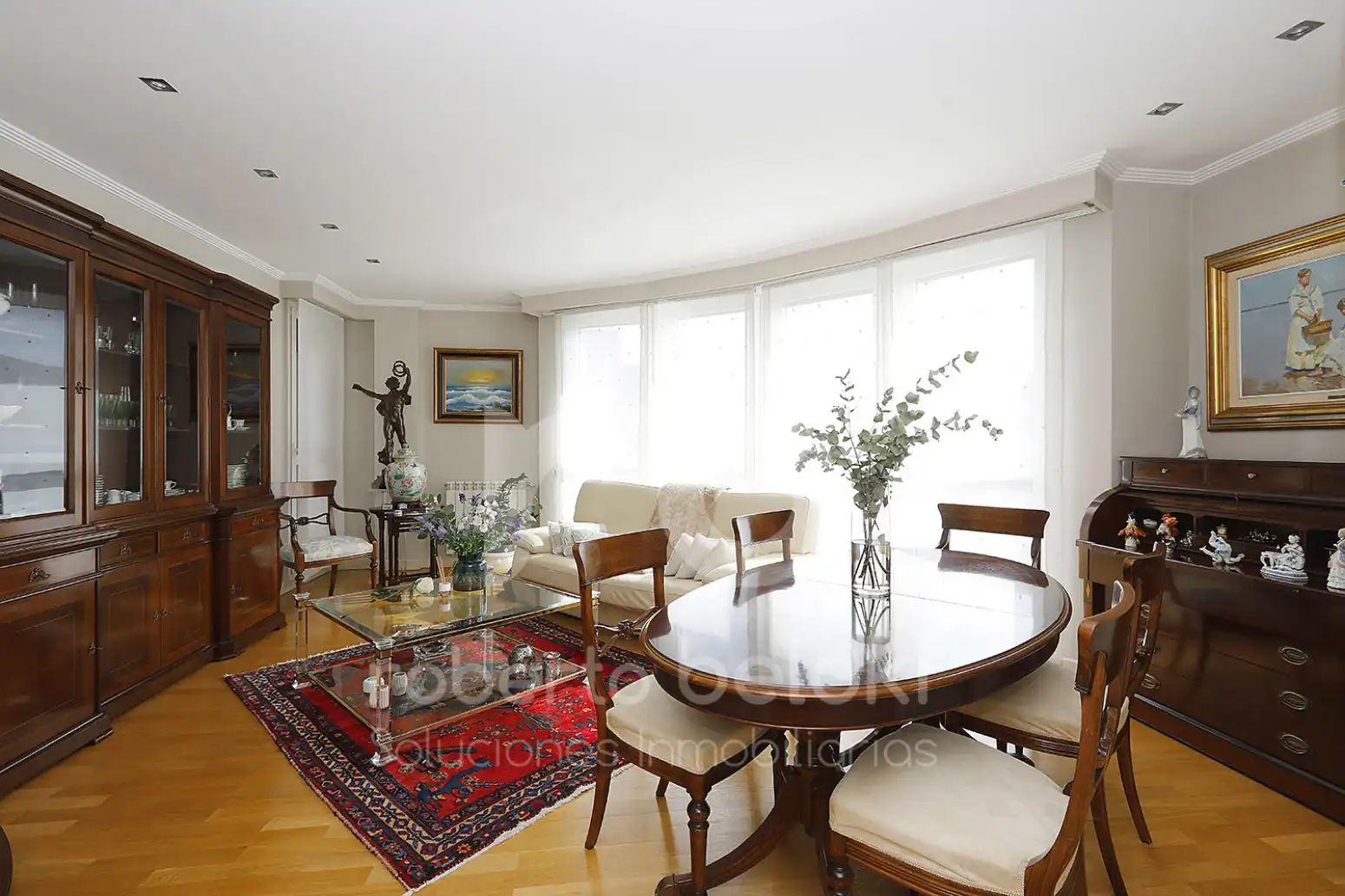 Sala de estar de Piso en venta en Donostia - San Sebastián  con Calefacción, Terraza y Balcón