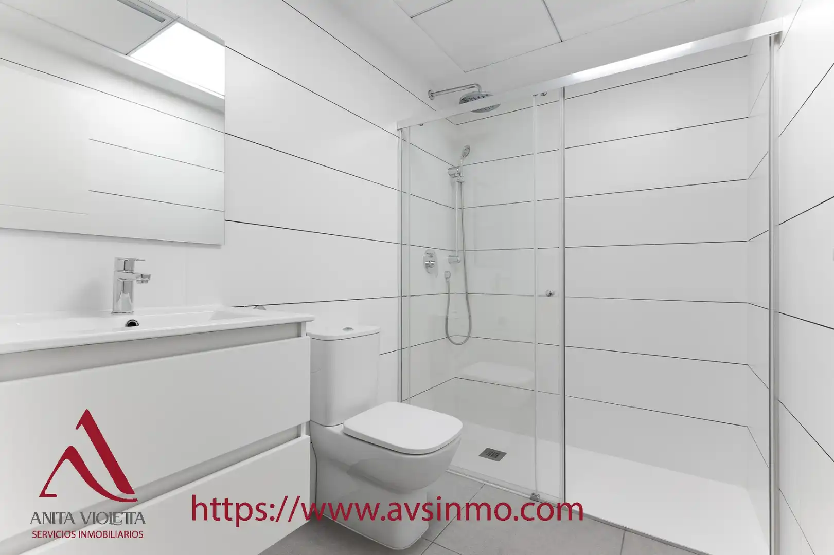 Baño de Apartamento de alquiler en Orihuela con Aire acondicionado, Amueblado y Horno