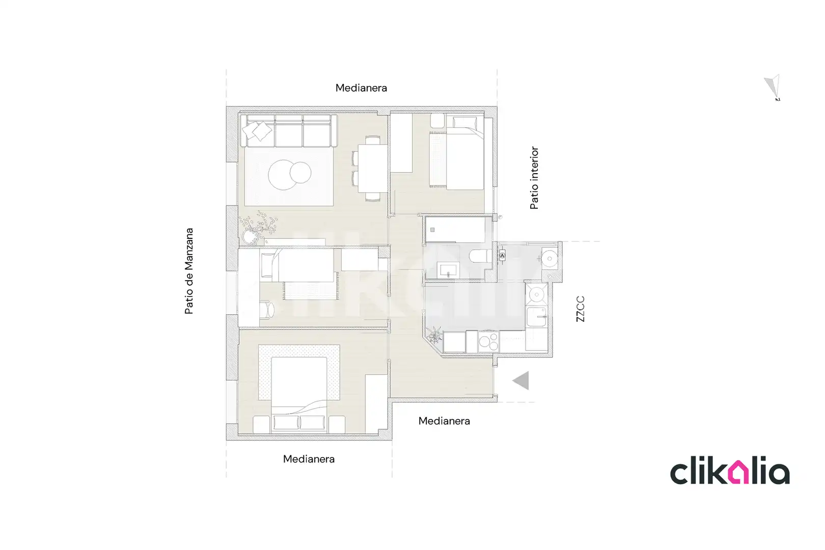 Wohnung zur Miete in Valencia