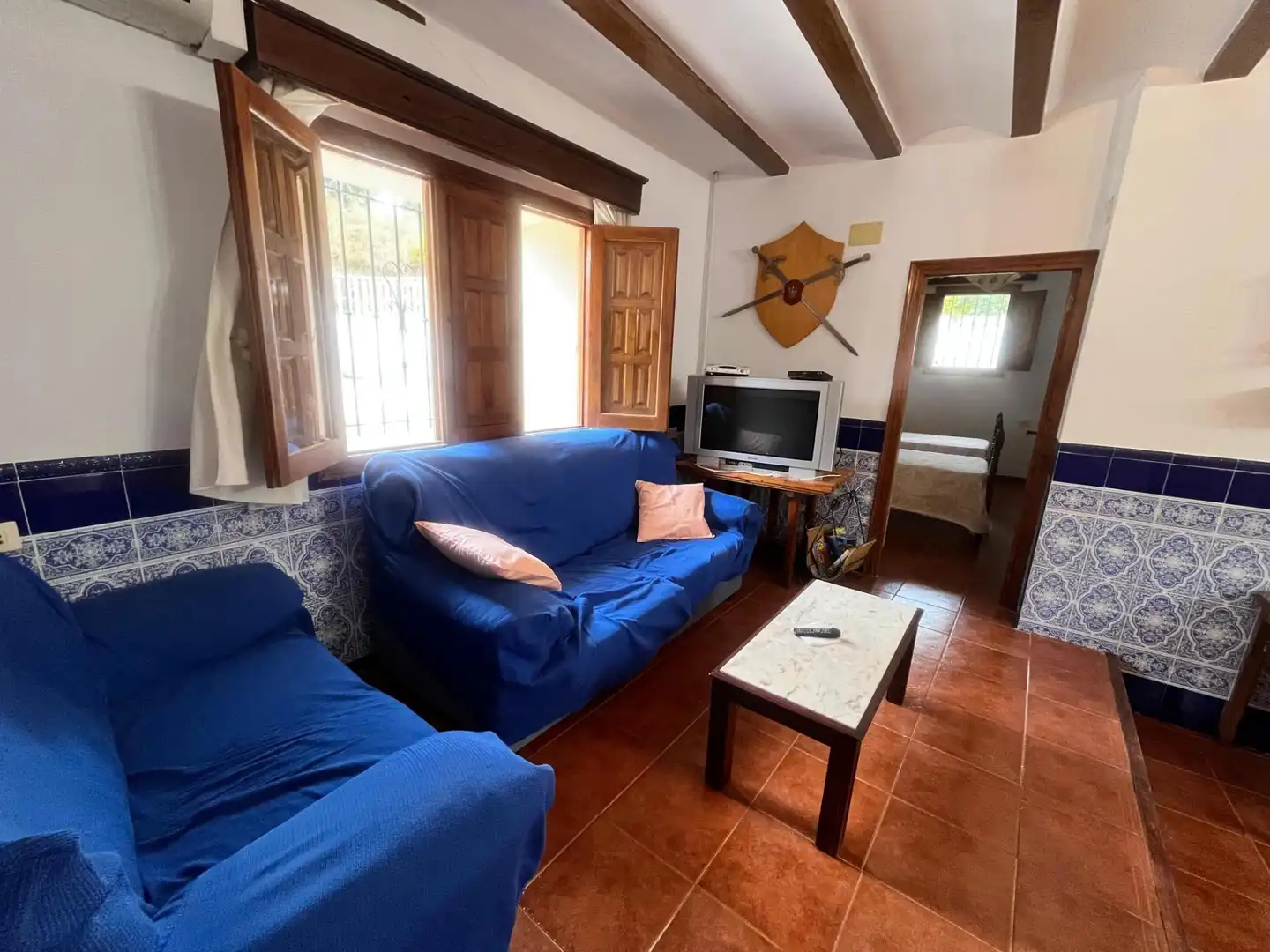 Sala de estar de Finca rústica en venta en Cehegín