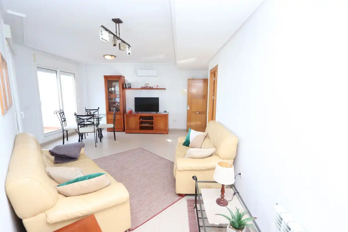 Sala de estar de Apartamento en venta en Torre-Pacheco con Aire acondicionado, Terraza y Piscina comunitaria
