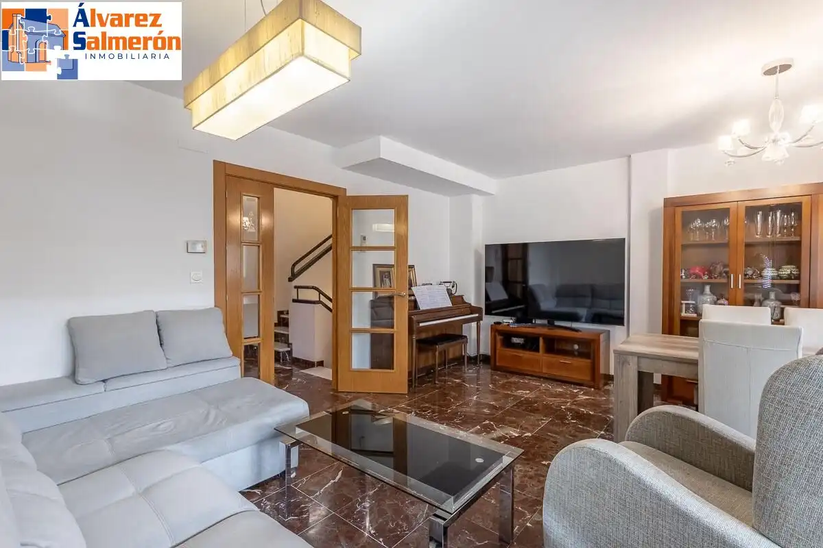 Living room of Detached homes for sale in Armilla  with Terrace, Furnished and Balcony