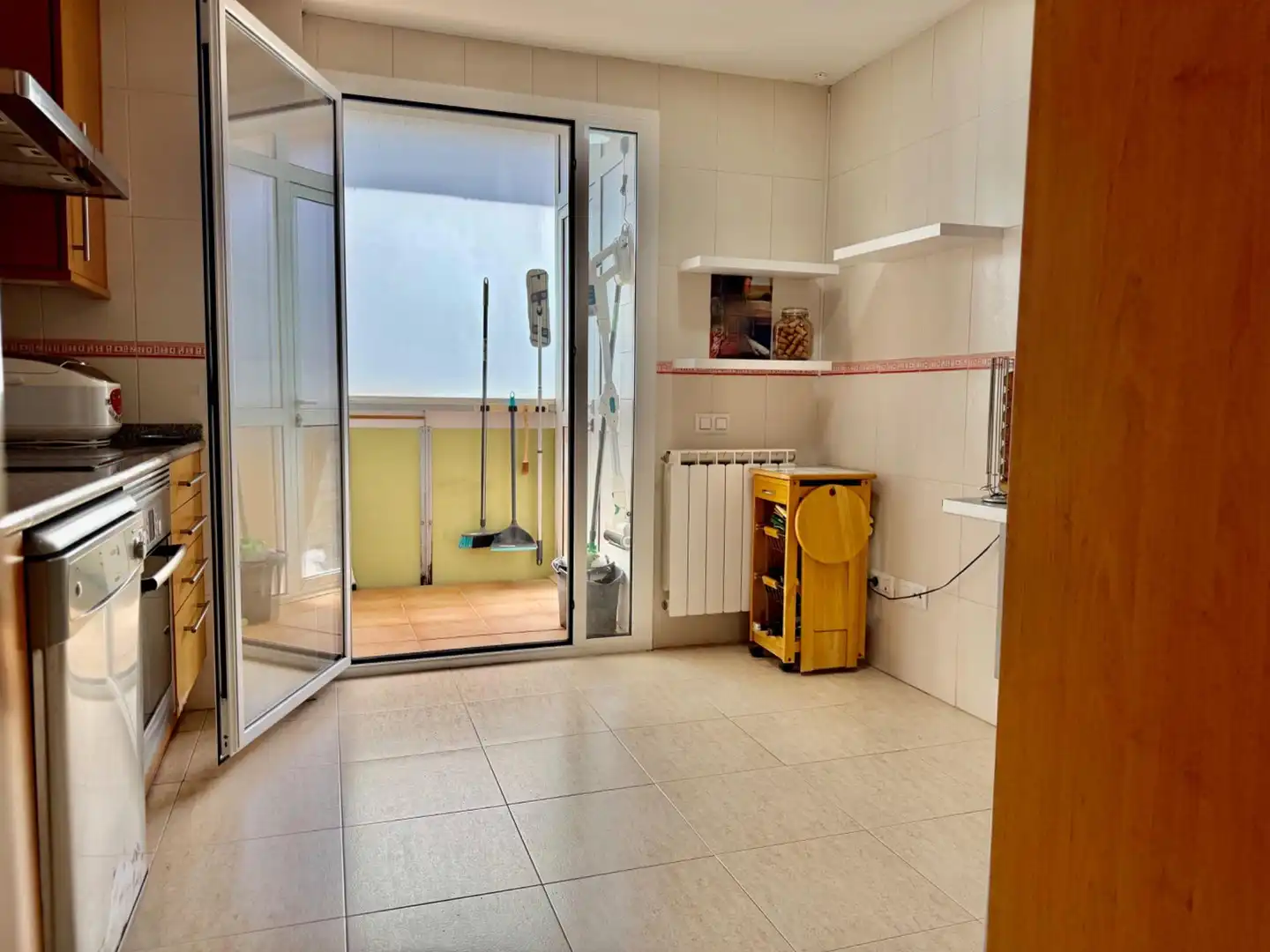 Terrasse von Wohnung zum Verkauf in Mataró mit Klimaanlage, Heizung und Parkett