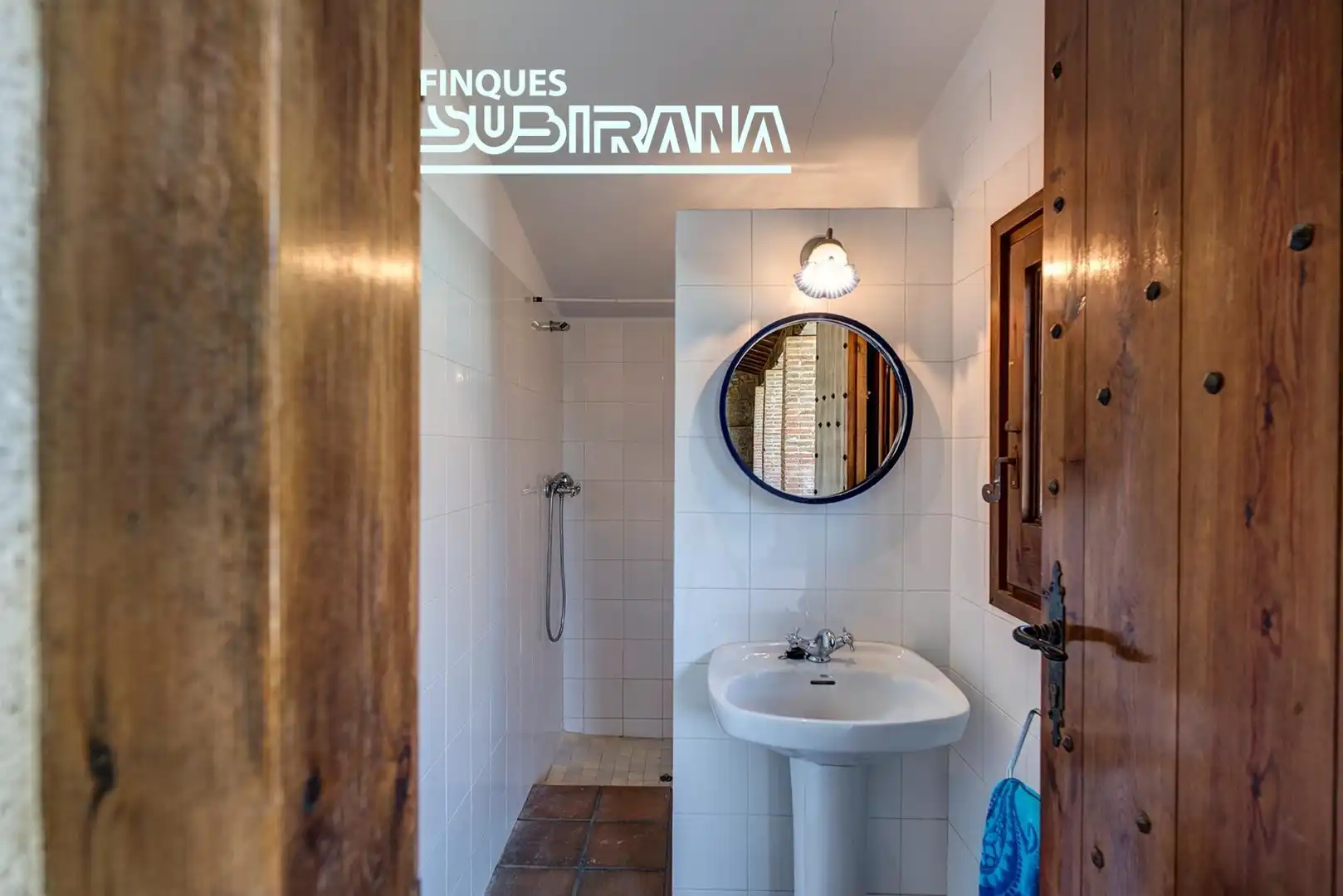 Baño de Finca rústica en venta en Igualada con Calefacción, Jardín privado y Terraza