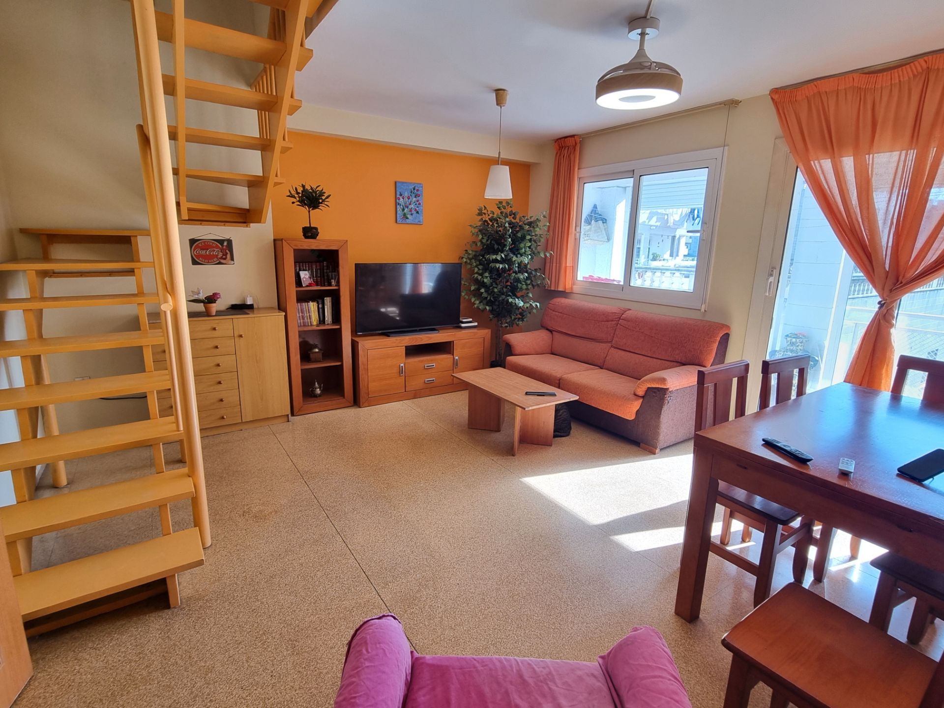 Sala d'estar de Dúplex en venda en Blanes amb Jardí privat, Forn i Balcó