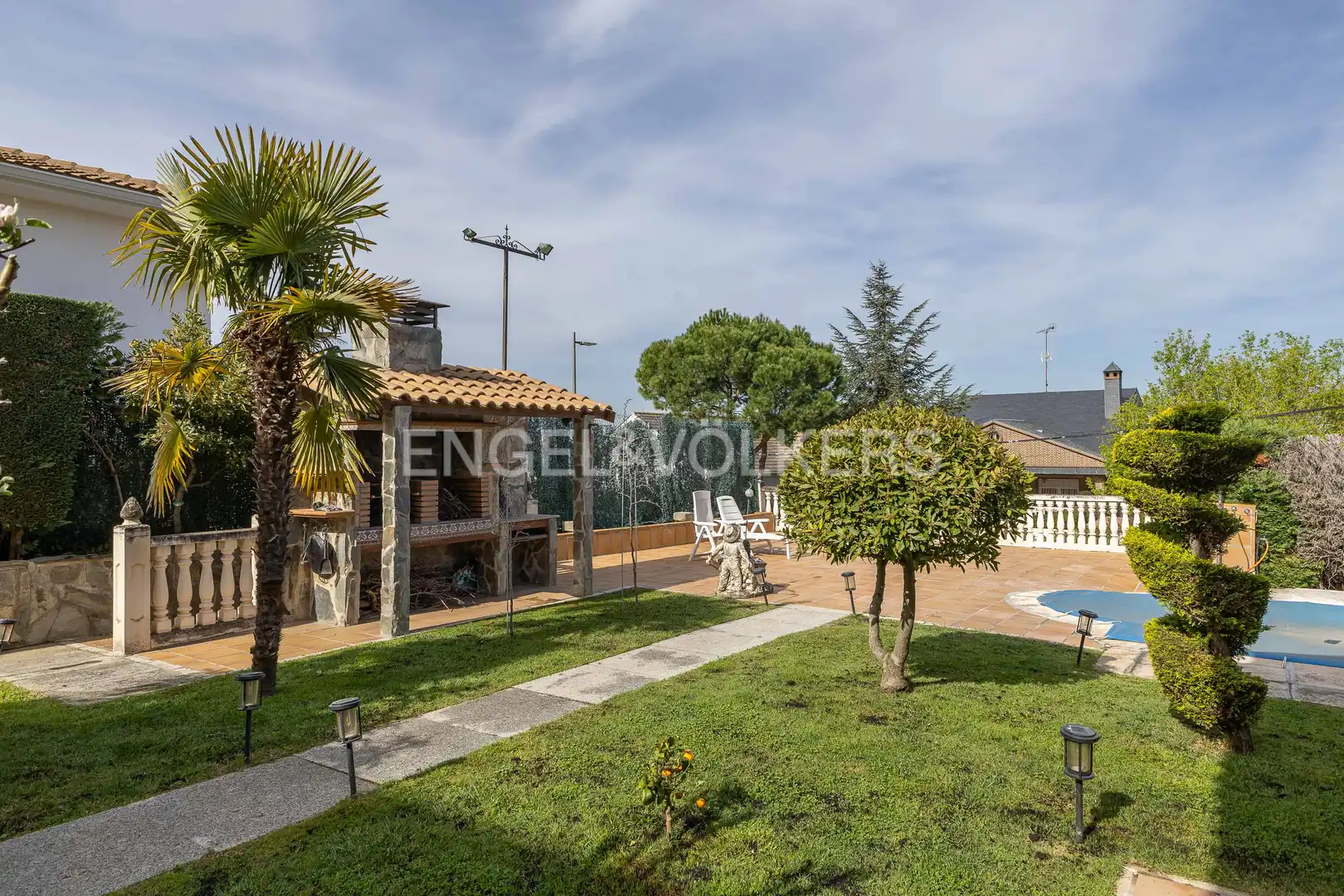 Terraza de Casa o chalet en venta en Móstoles con Calefacción, Jardín privado y Terraza