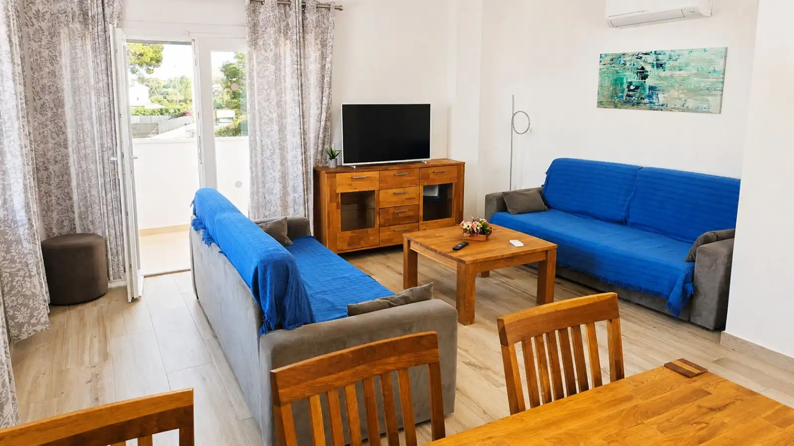 Sala d'estar de Casa o xalet en venda en Pollença amb Aire condicionat, Calefacció i Jardí privat