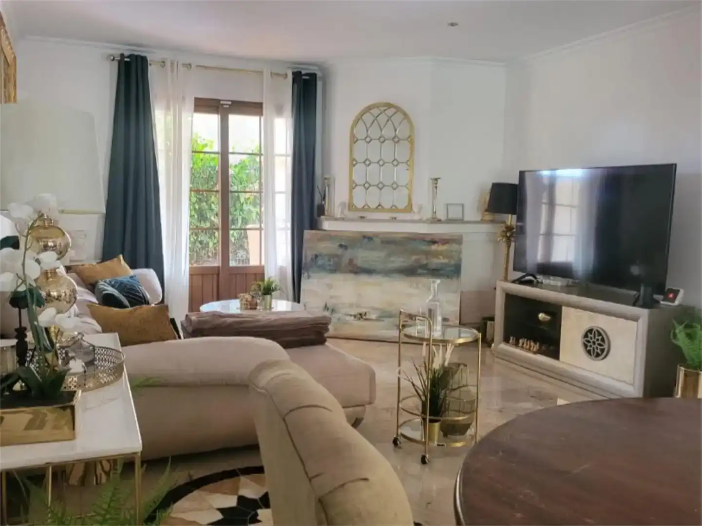 Sala d'estar de Casa o xalet en venda en Cartagena amb Aire condicionat, Jardí privat i Piscina