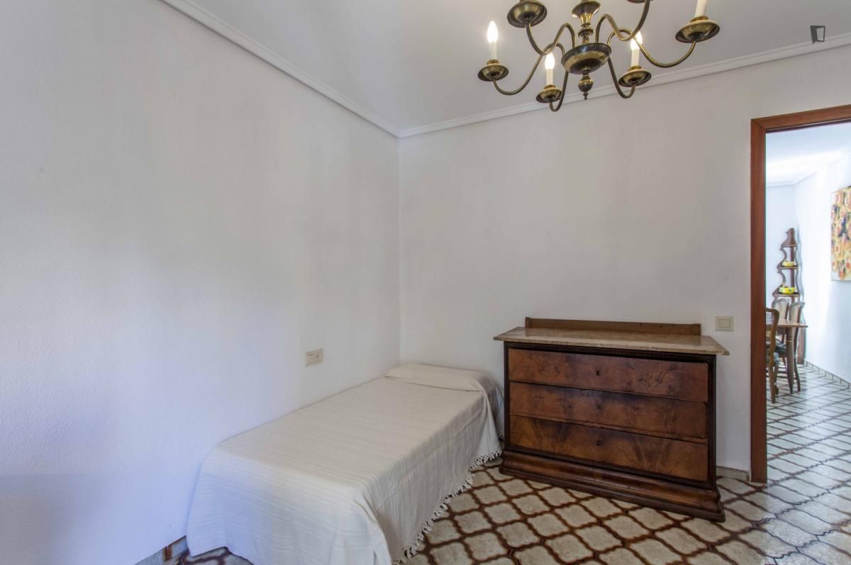 Bedroom of Apartment to rent in  Valencia Capital  with Air Conditioner, Furnished and Internet
