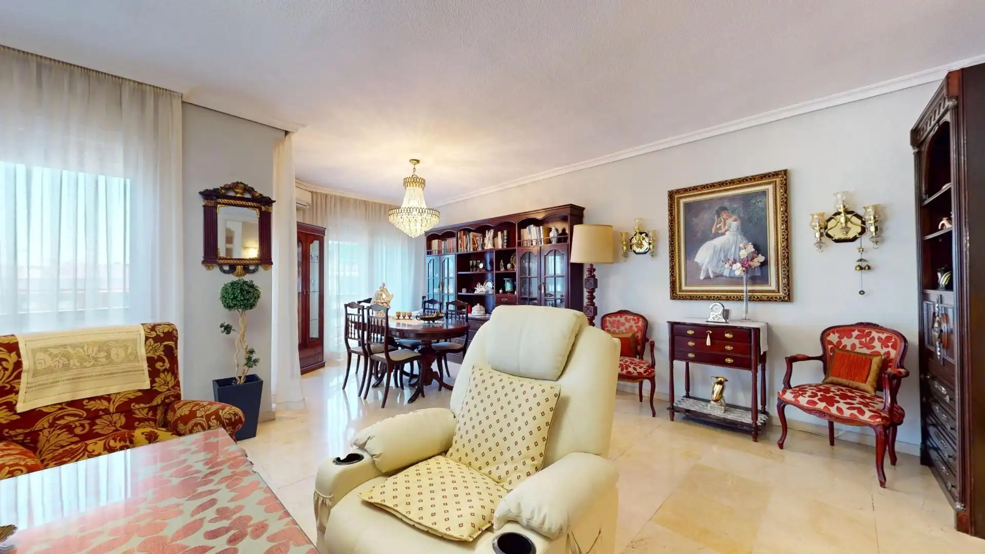 Sala de estar de Piso en venta en Córdoba con Aire acondicionado, Terraza y Alarma
