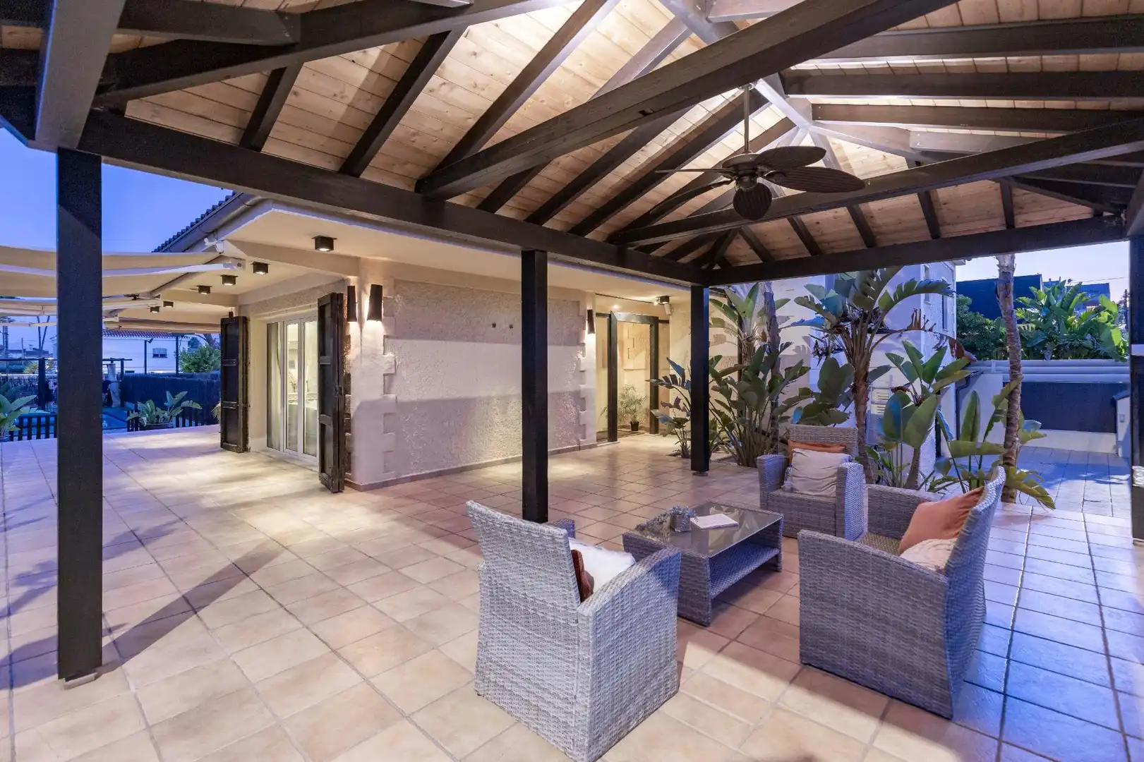 Terraza de Casa o chalet en venta en Chilches / Xilxes con Aire acondicionado, Jardín privado y Terraza