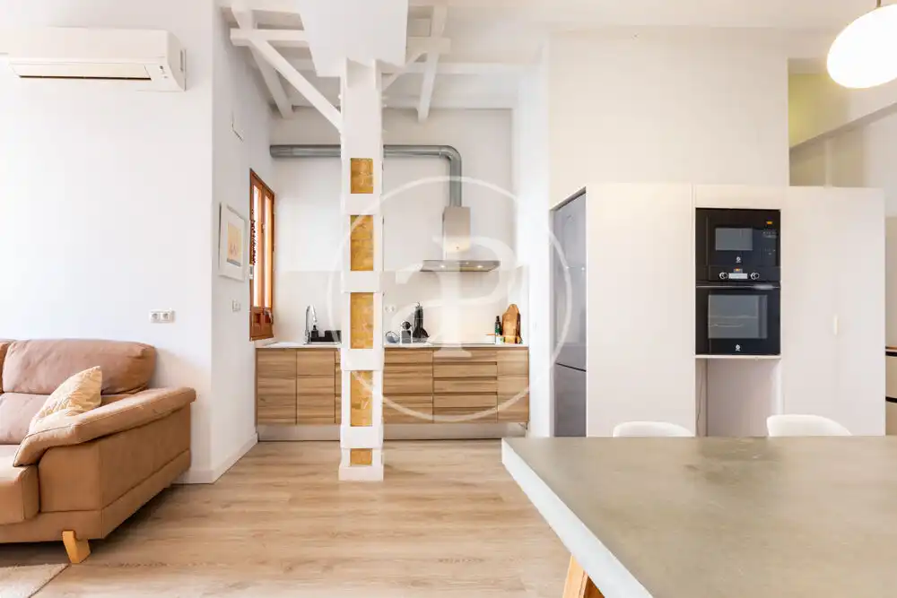 Küche von Wohnung zum Verkauf in Valencia mit Klimaanlage, Heizung und Terrasse