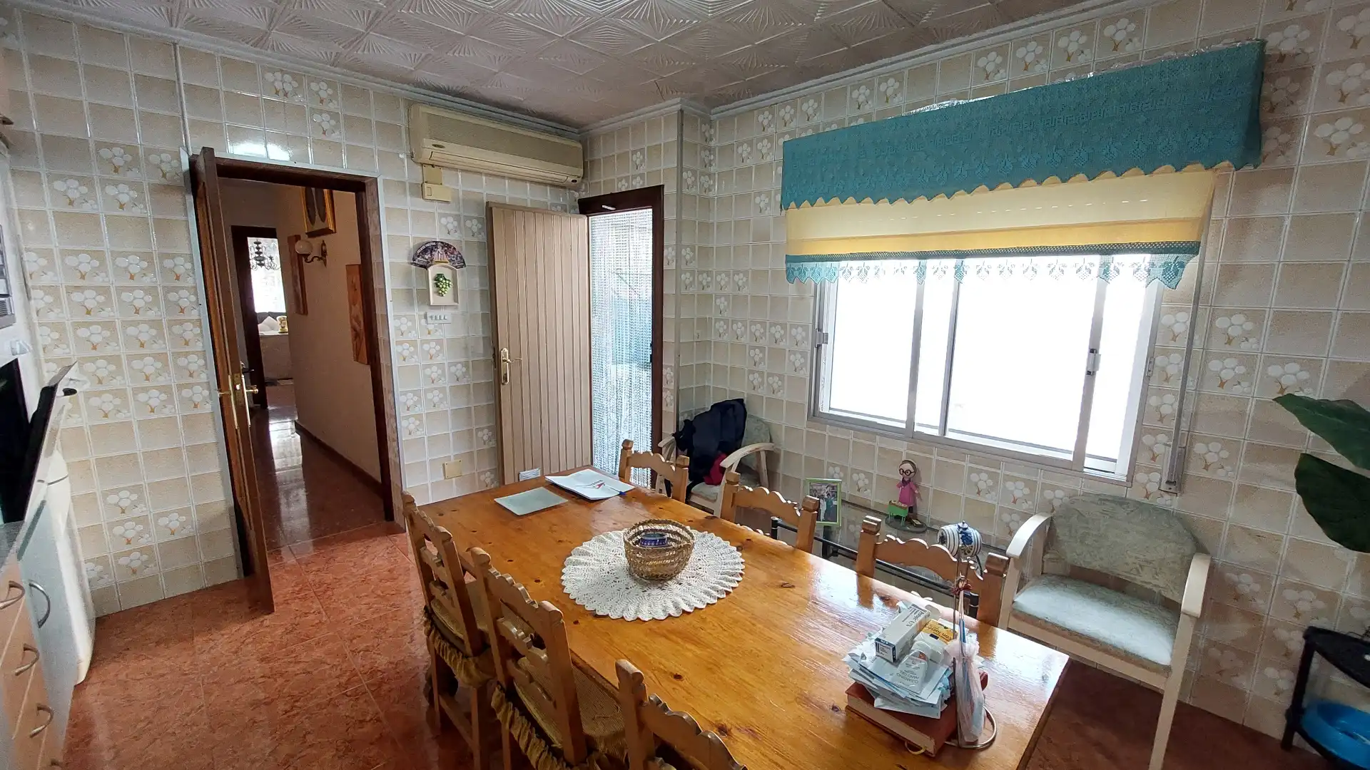 Comedor de Casa adosada en venta en Murcia con Terraza, Amueblado y Alarma