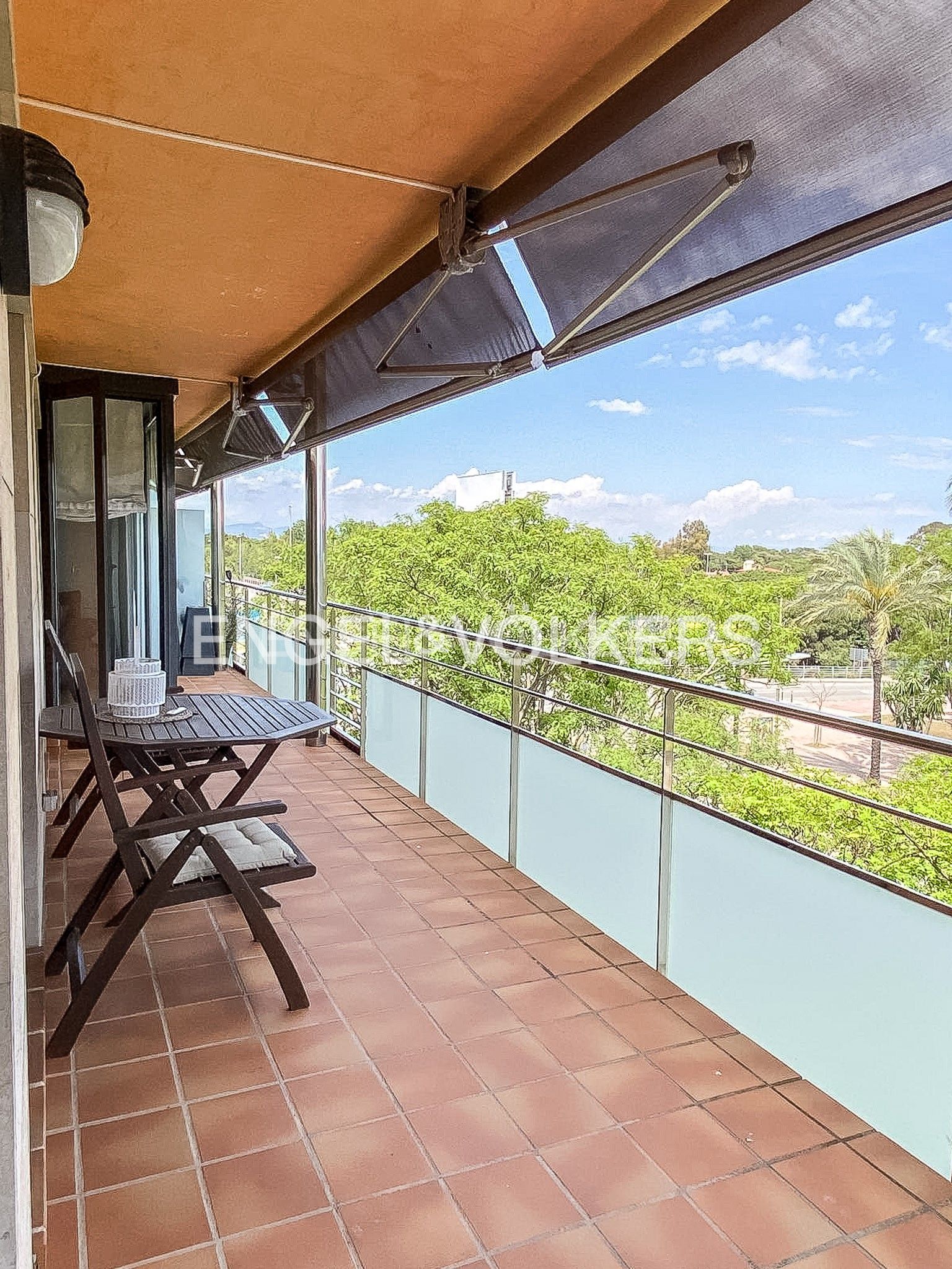 Terrace of Apartment to rent in Gavà  with Air Conditioner, Heating and Parquet flooring