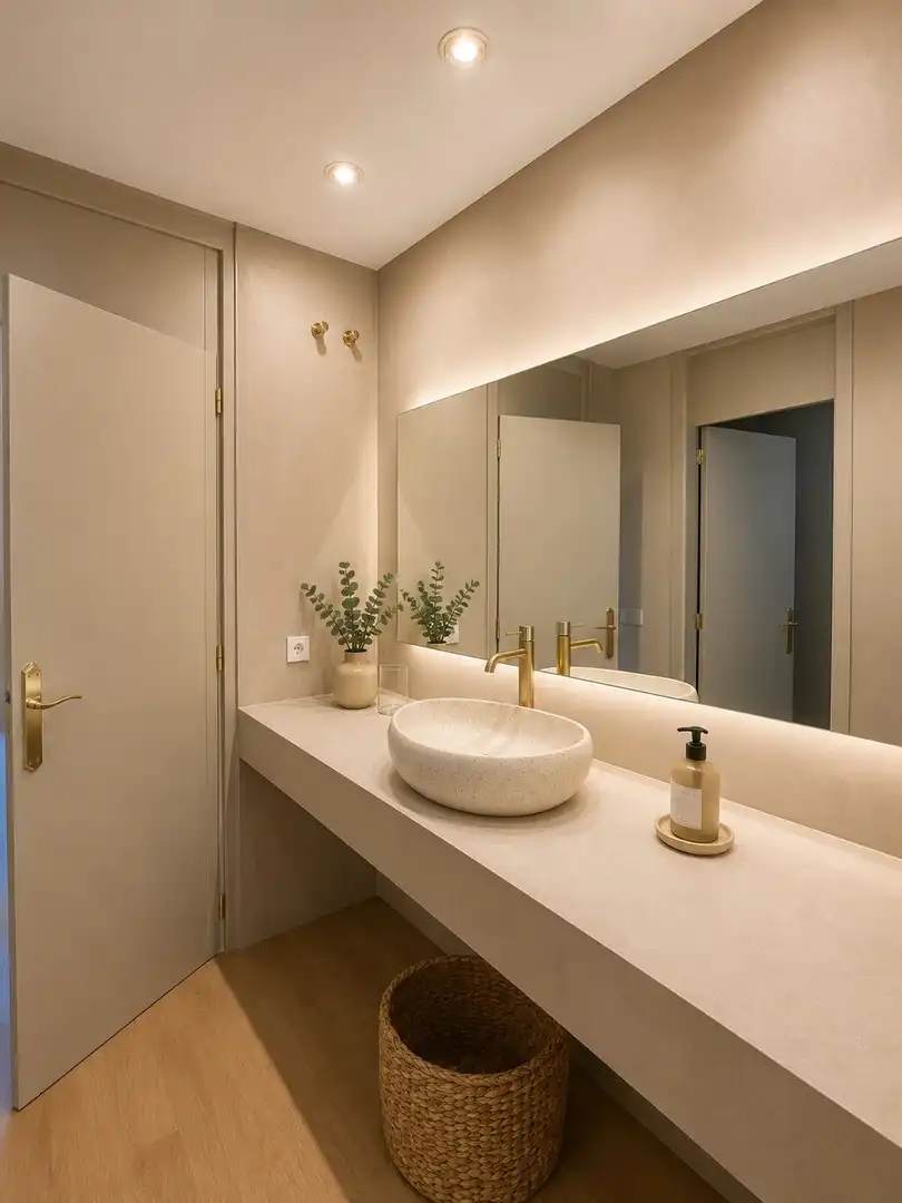 Badezimmer von Wohnungen zur Miete in Alcúdia mit Terrasse und Möbliert