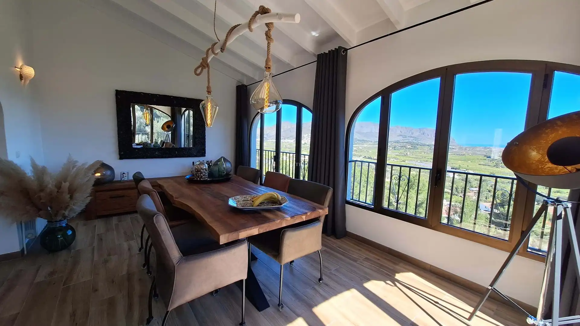Dining room of Houses for sale in Benidoleig  with Air Conditioner, Heating and Terrace