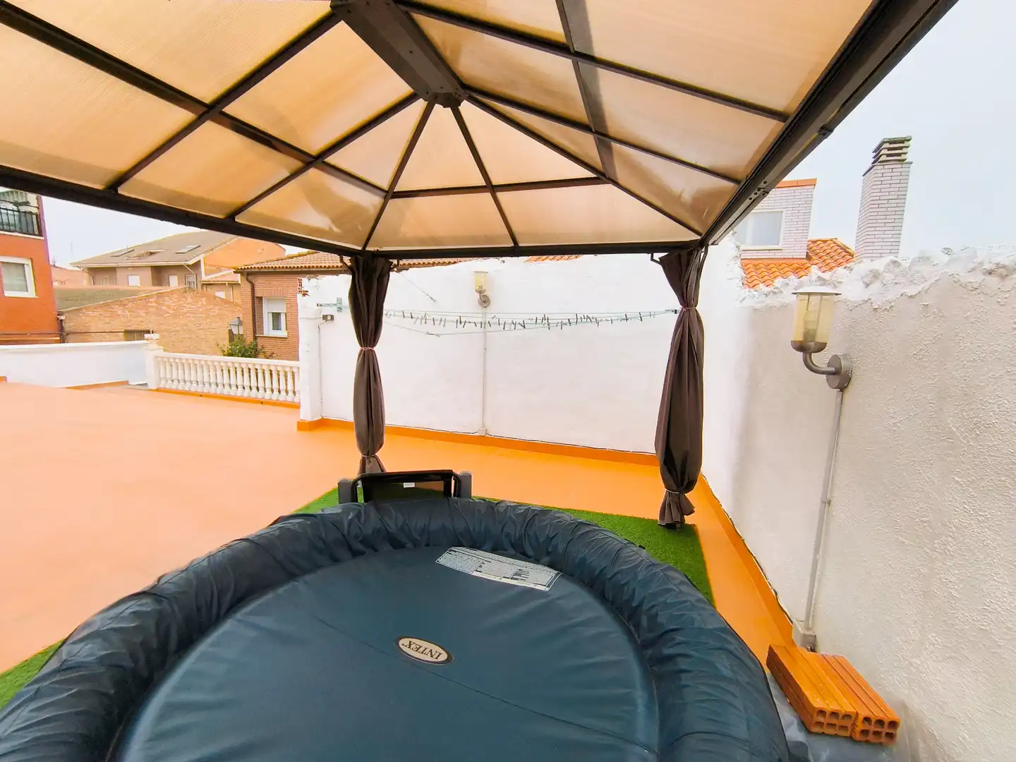 Terraza de Casa o chalet en venta en Palencia con Calefacción, Jardín privado y Terraza