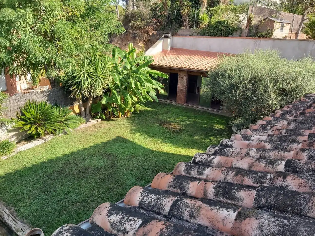Garden of Houses for sale in Sant Cugat del Vallès  with Air Conditioner, Heating and Private garden