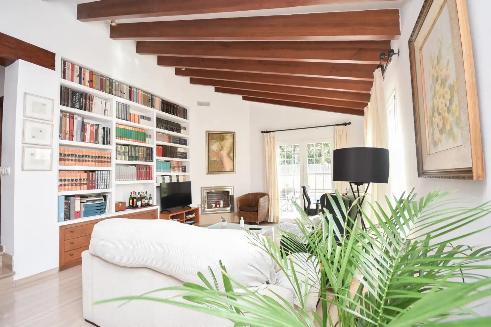 Sala d'estar de Casa o xalet en venda en Marratxí amb Aire condicionat, Calefacció i Jardí privat