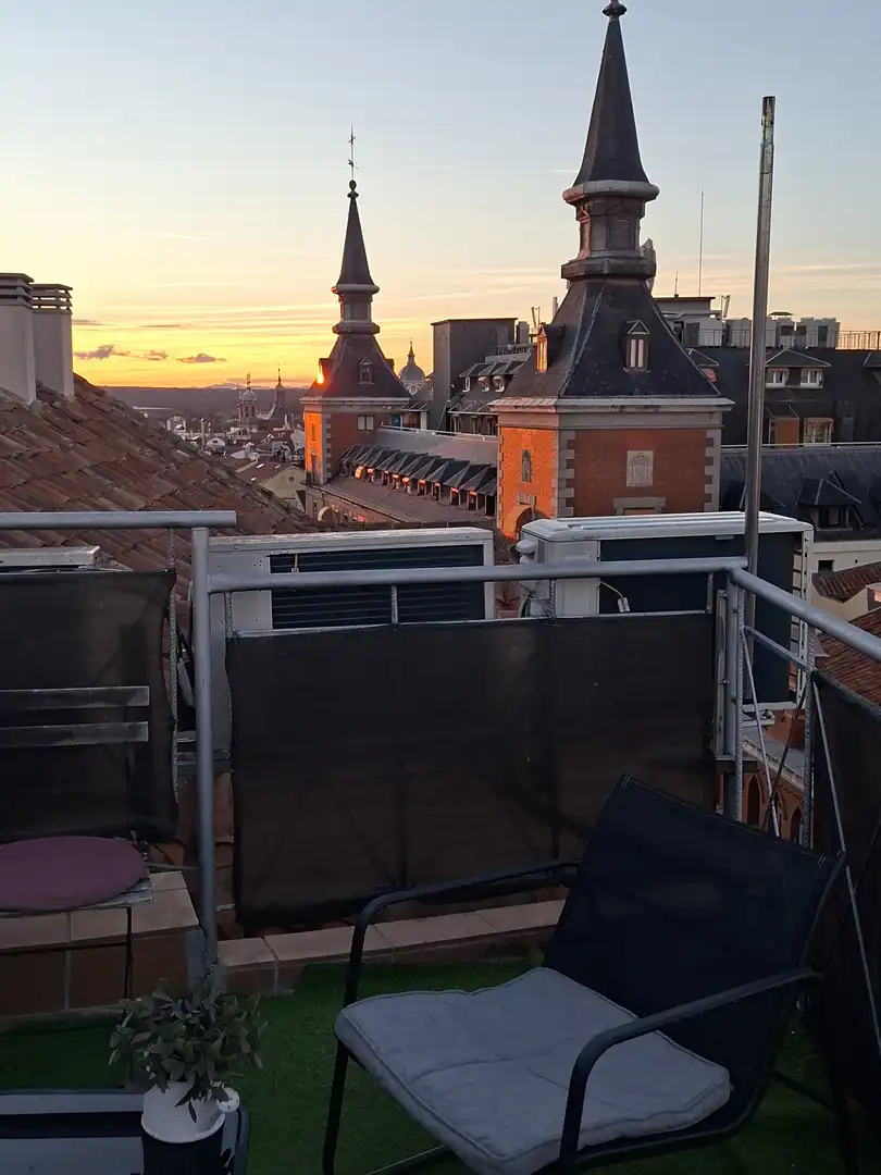Terraza de Ático de alquiler en Centro
