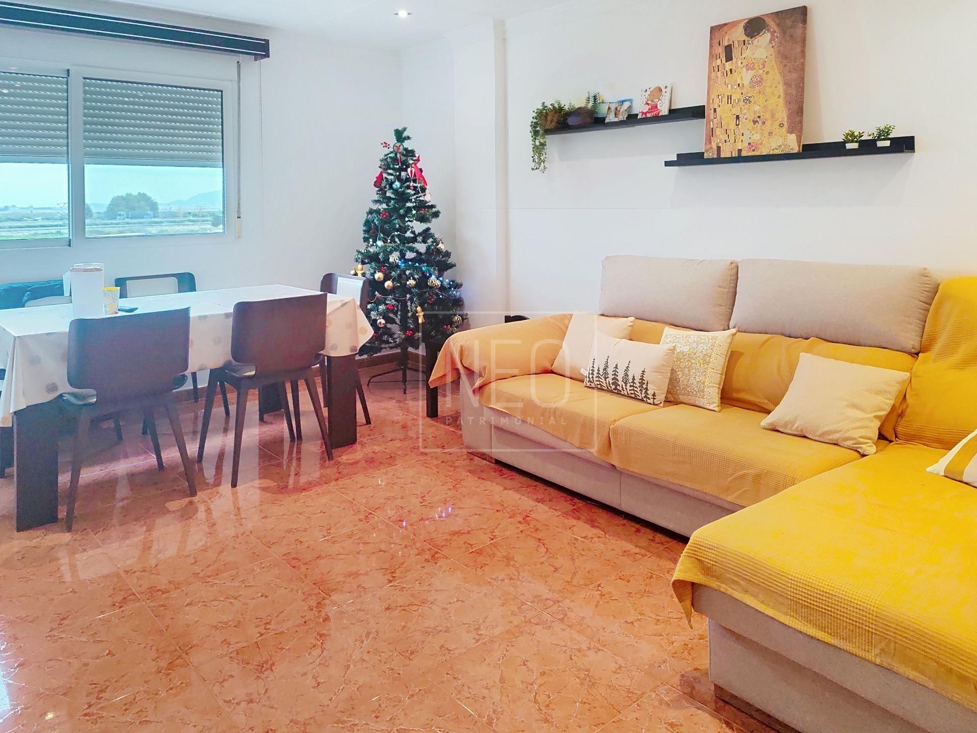 Living room of Flat for sale in Corbera  with Air Conditioner, Storage room and Balcony