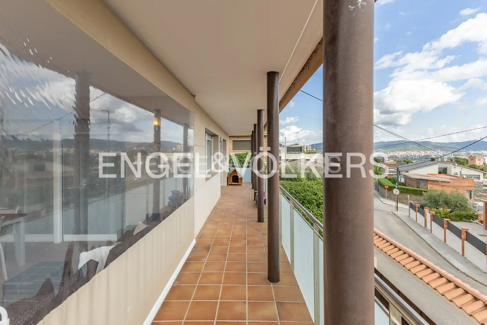 Balcony of Houses for sale in Sant Boi de Llobregat  with Air Conditioner, Heating and Private garden