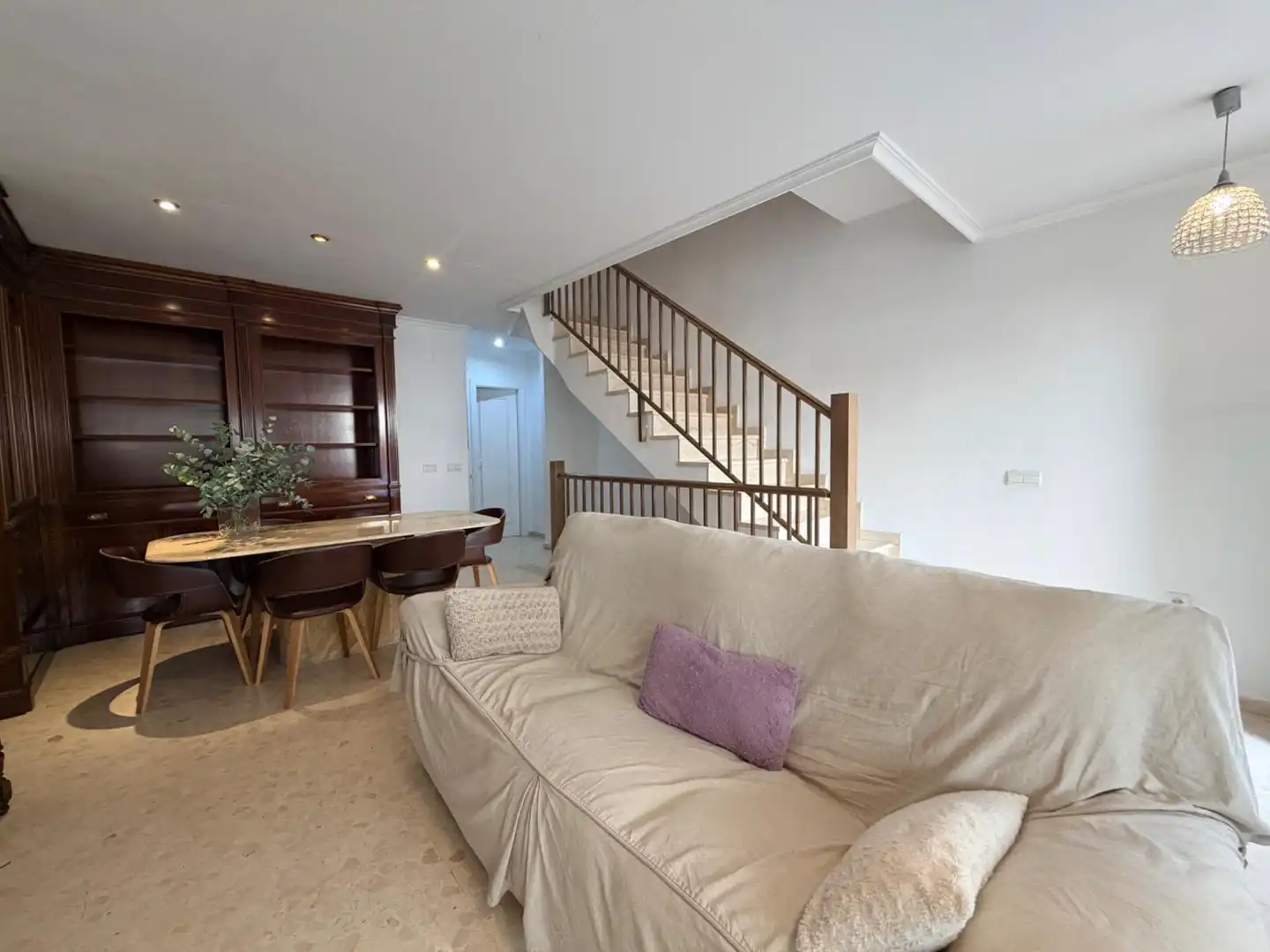 Living room of Detached homes for rent in Elche / Elx  with Air Conditioner, Heating and Private garden