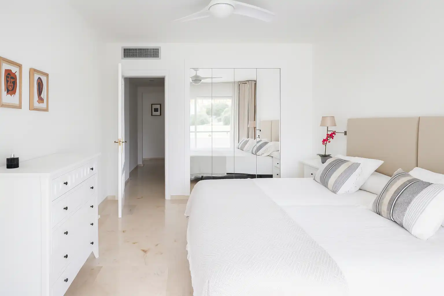 Bedroom of Ground floor for rent in Marbella  with Air Conditioner, Storage room and Furnished