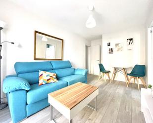 Living room of Flat to rent in  Madrid Capital  with Air Conditioner, Heating and Furnished