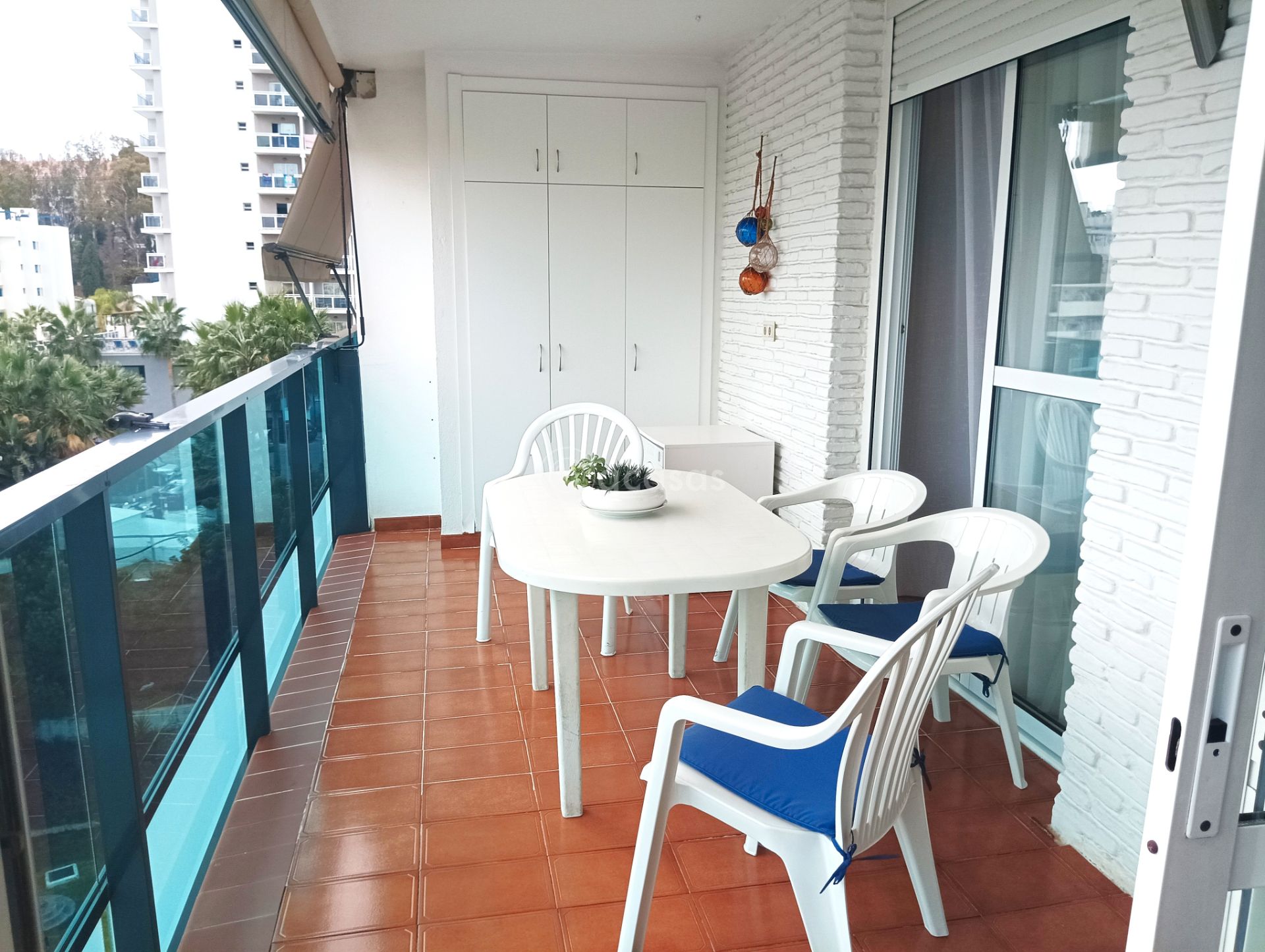 Terraza de Apartamento en venta en Benalmádena con Aire acondicionado, Terraza y Piscina