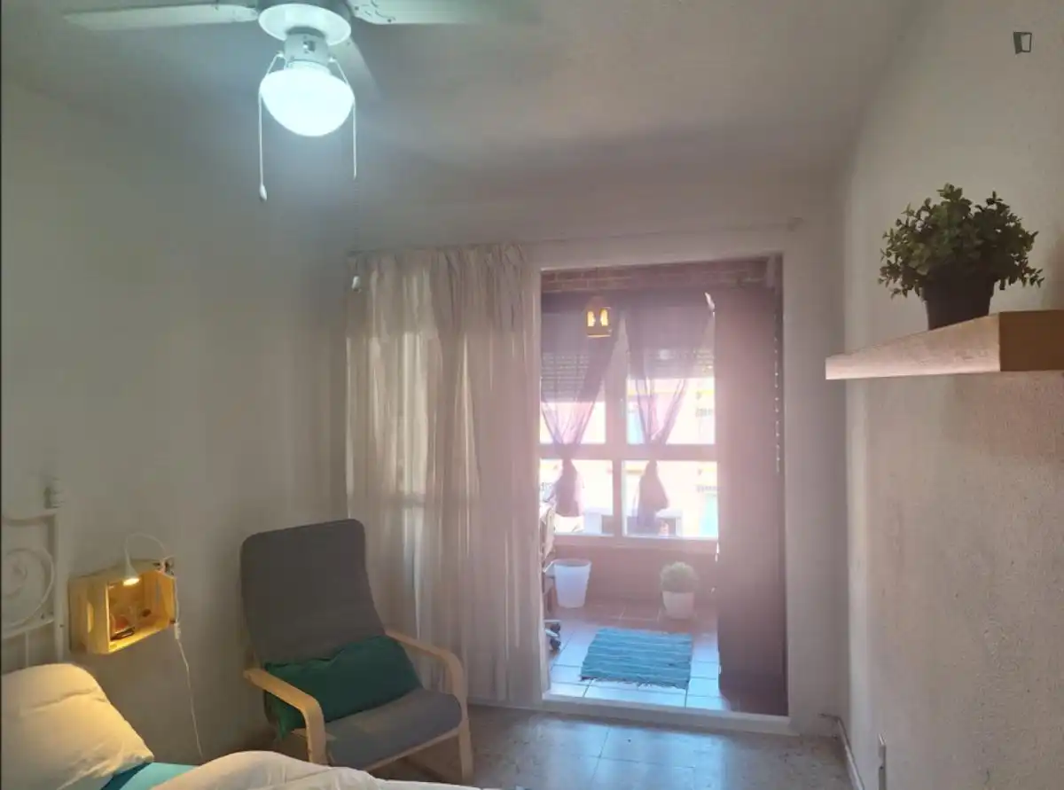 Balcony of Apartments for share in Sevilla  with Furnished, Washing machine and Internet