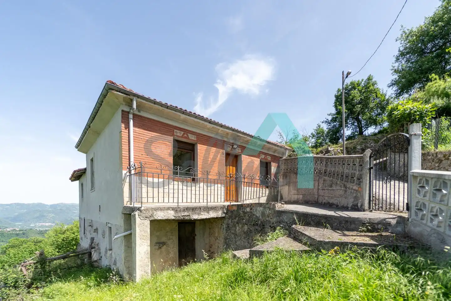 Vista exterior de Casa o chalet en venta en Laviana con Jardín privado, Parquet y Terraza