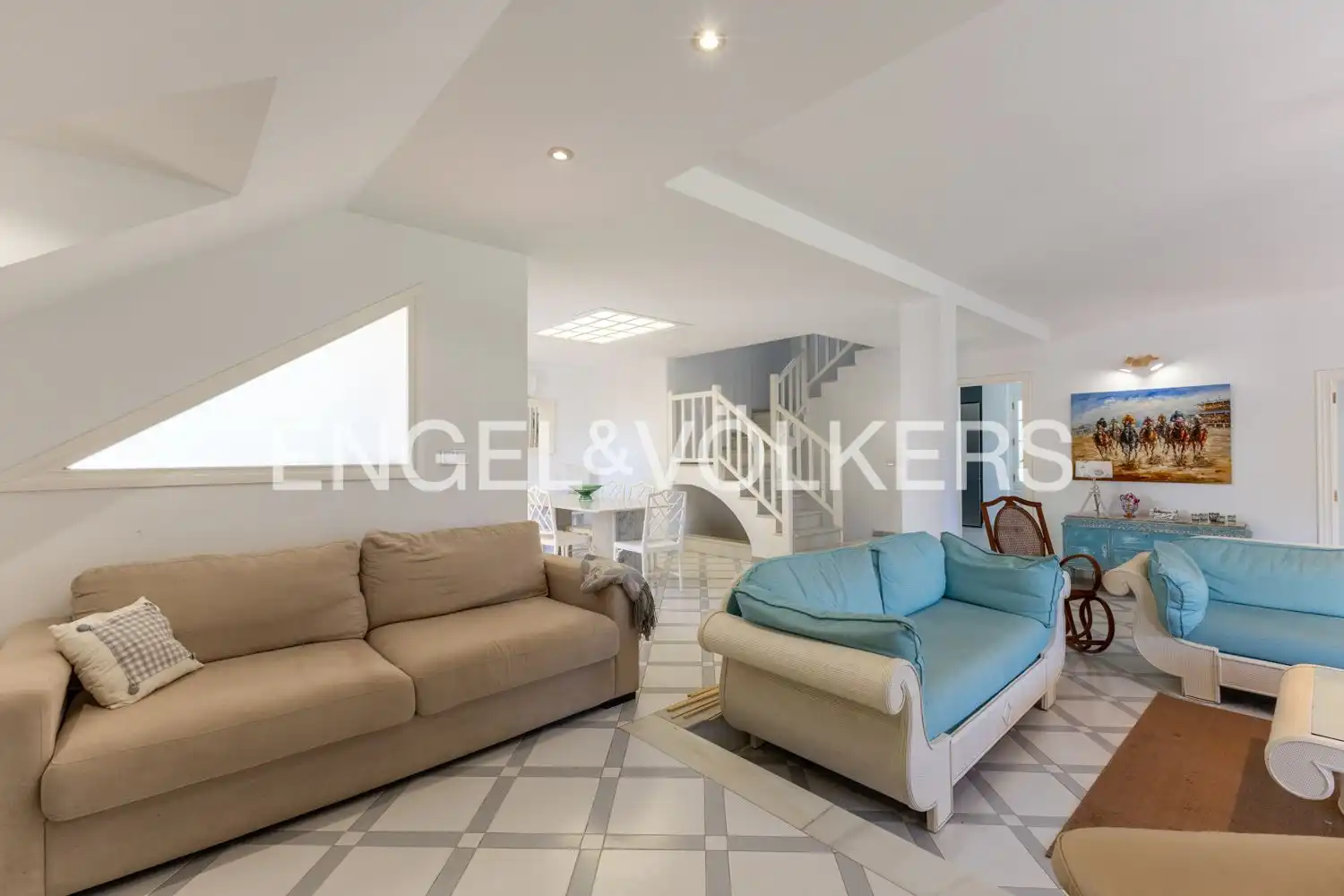 Living room of Houses for rent in Valencia  with Air Conditioner, Heating and Private garden