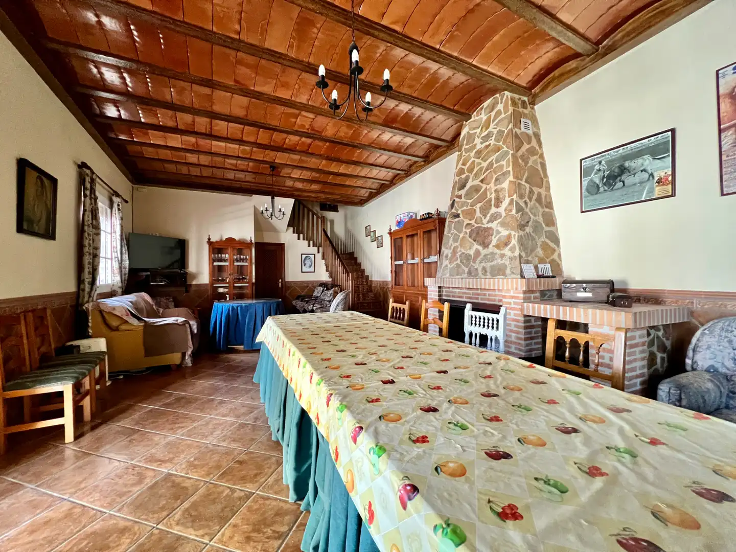 Comedor de Casa o chalet en venta en Lora de Estepa con Jardín privado, Terraza y Piscina