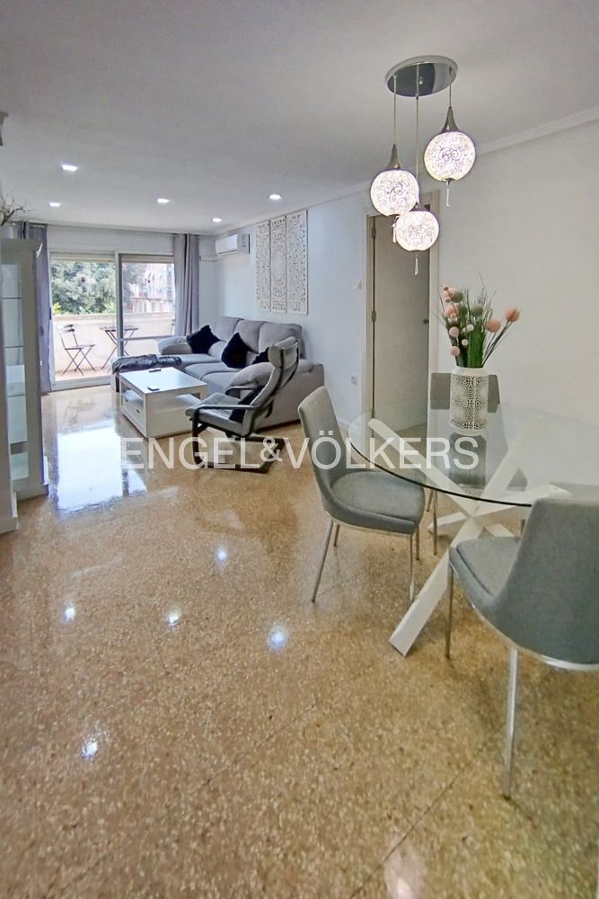 Sala d'estar de Apartament de lloguer en Xirivella amb Aire condicionat, Calefacció i Terrassa