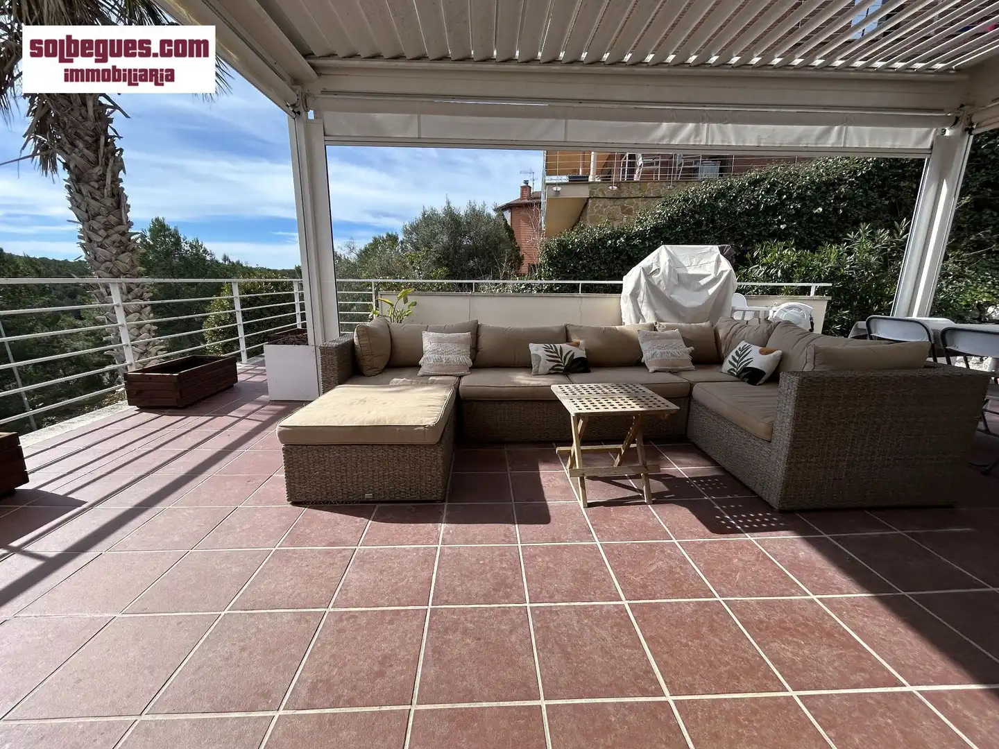Terraza de Casa o chalet en venta en Begues con Aire acondicionado, Calefacción y Jardín privado