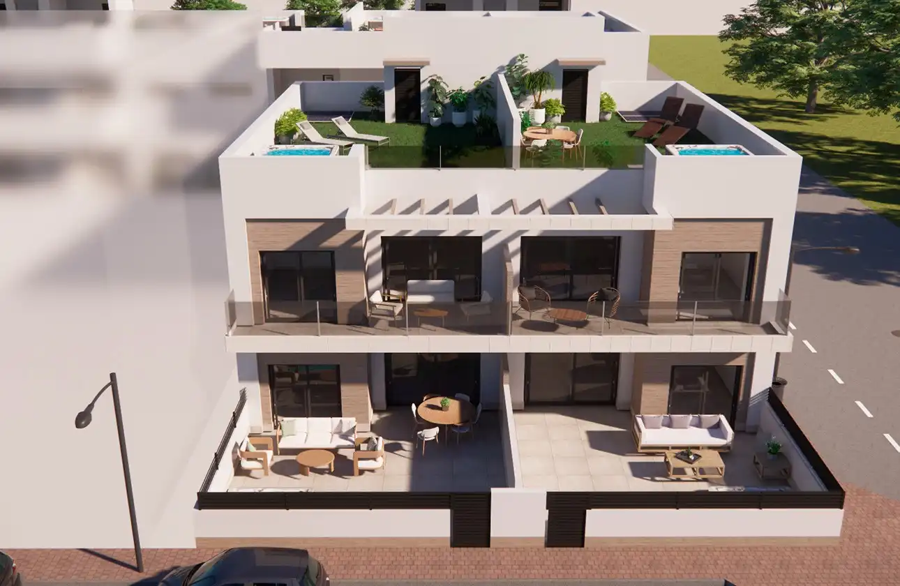 Vista exterior de Ático en venta en Rojales con Aire acondicionado, Calefacción y Terraza
