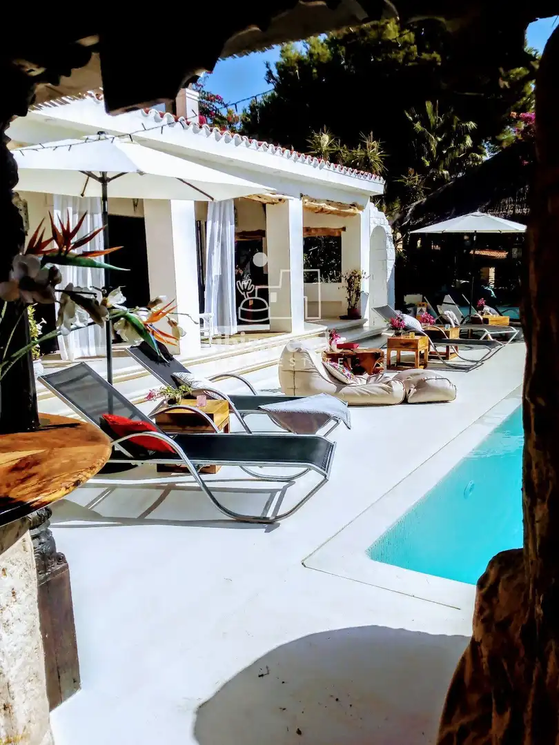 Terrace of Houses for sale in Santa Eulària des Riu  with Air Conditioner, Private garden and Terrace