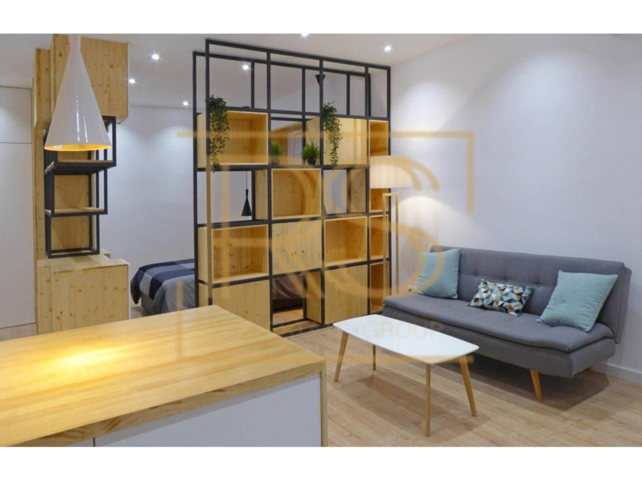 Sala d'estar de Loft en venda en  Barcelona Capital amb Aire condicionat, Calefacció i Parquet