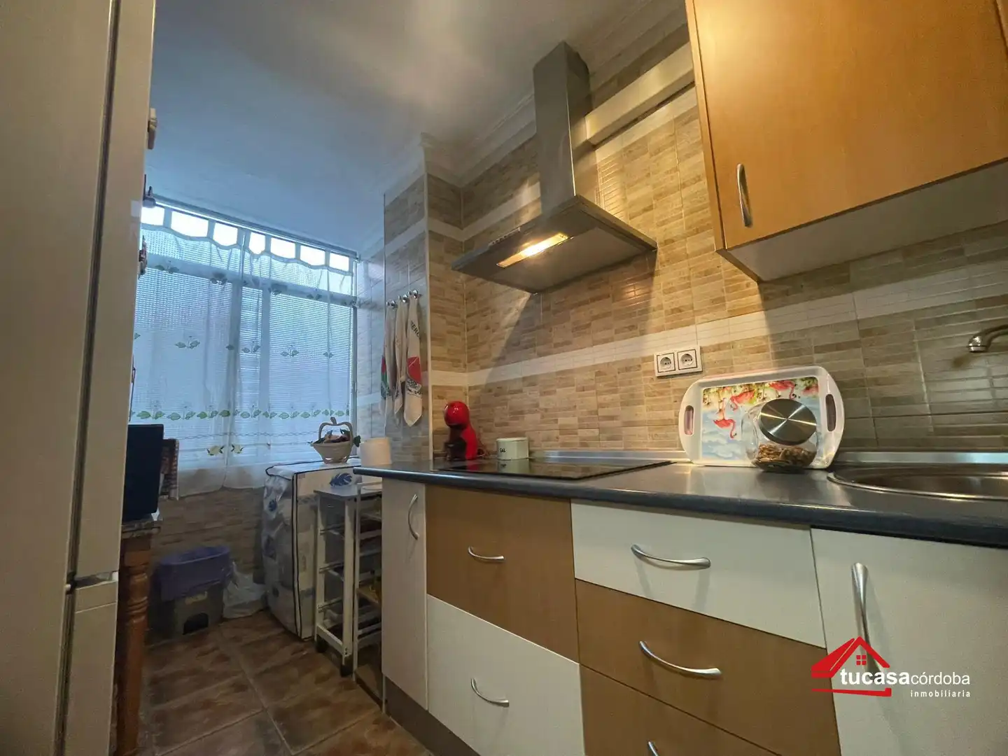 Kitchen of Flat for sale in Córdoba  with Air Conditioner, Parquet flooring and Terrace