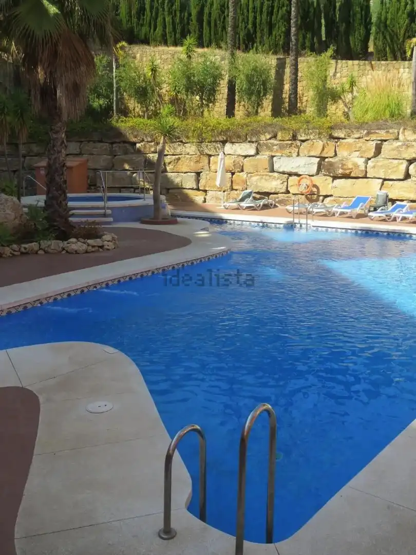 Piscina de Planta baja en venta en Estepona con Aire acondicionado, Terraza y Piscina