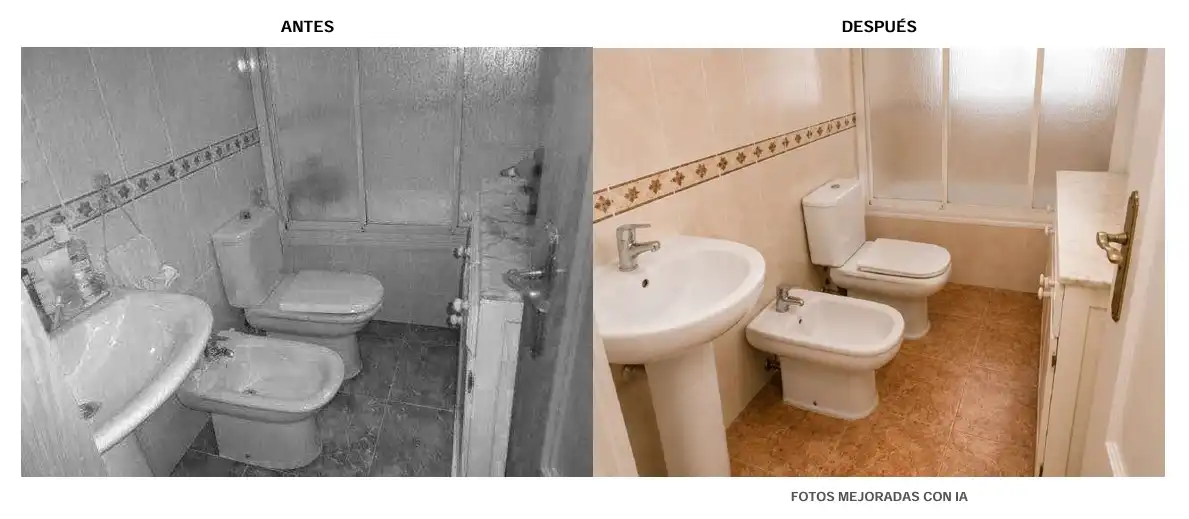 Bany de Casa adosada en venda en Roquetas de Mar amb Terrassa, Traster i Moblat