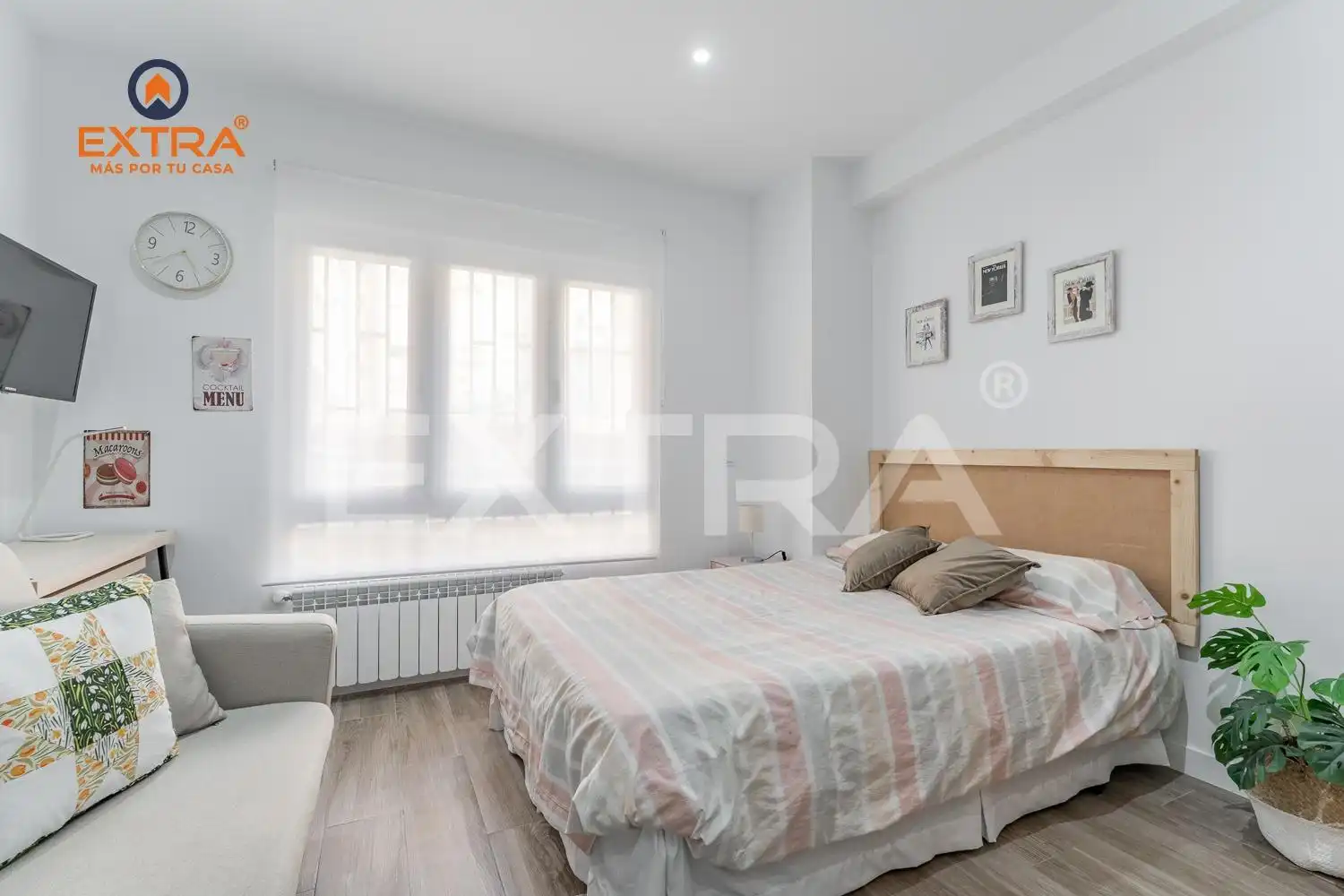 Schlafzimmer von Wohnung zum Verkauf in Madrid mit Klimaanlage, Heizung und Abstellraum