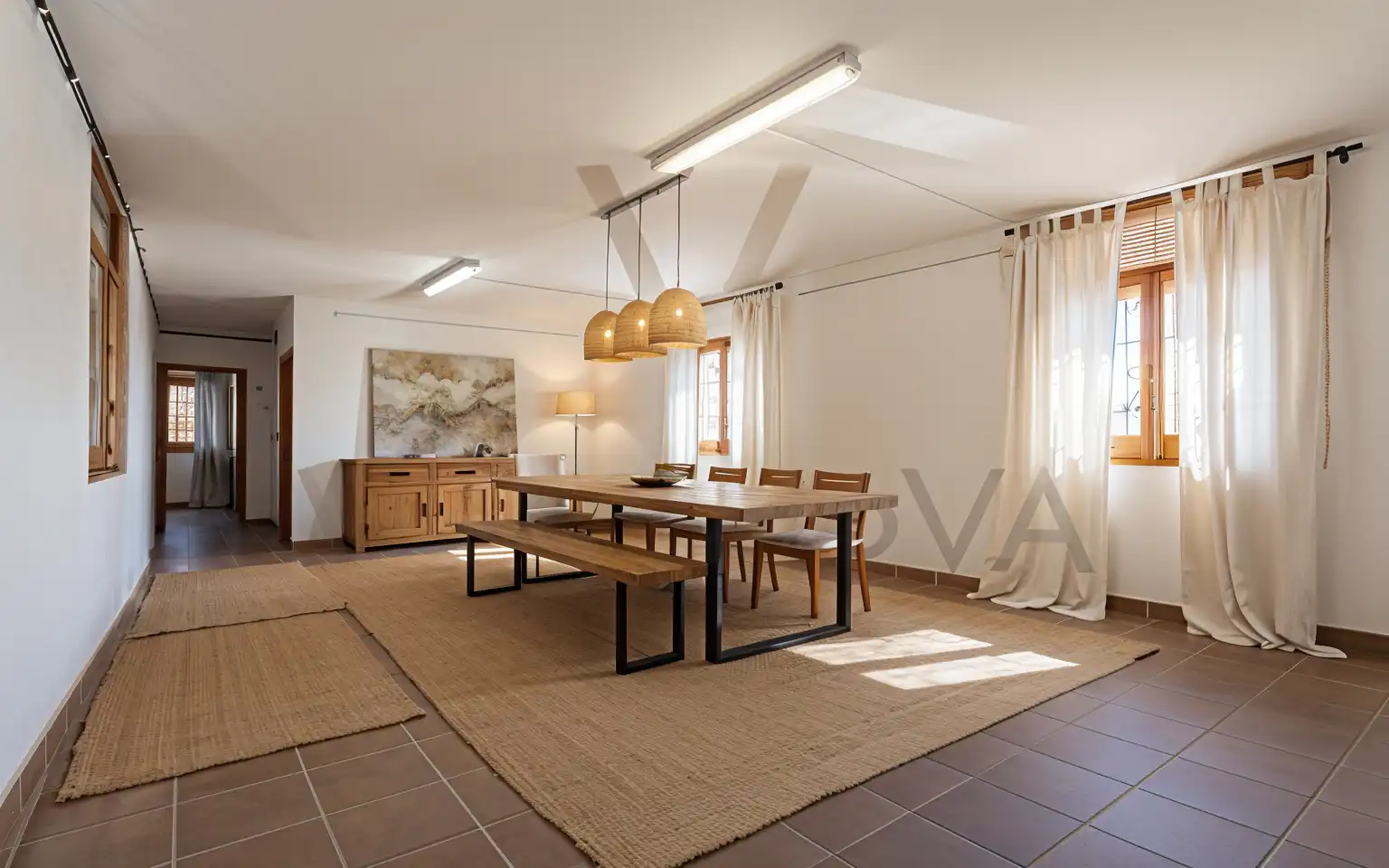 Comedor de Finca rústica en venta en Vilanova de Prades con Calefacción, Terraza y Trastero